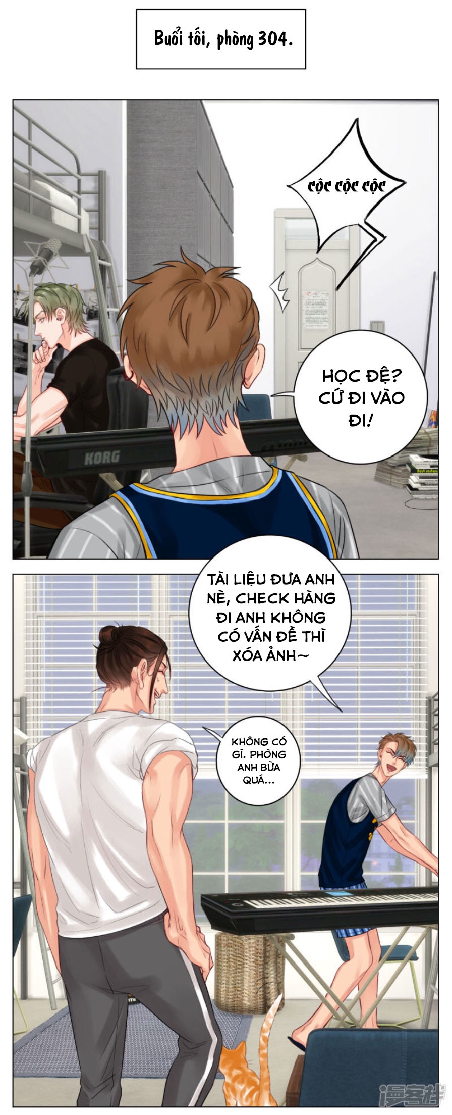 Ký túc xá nam phòng 303 Chapter 12 - Trang 3