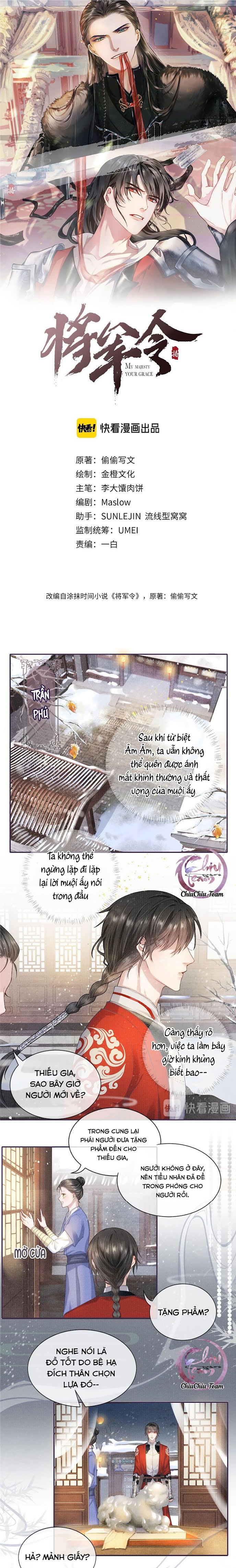 Tướng Quân Lệnh Chapter 13 - Next Chapter 14