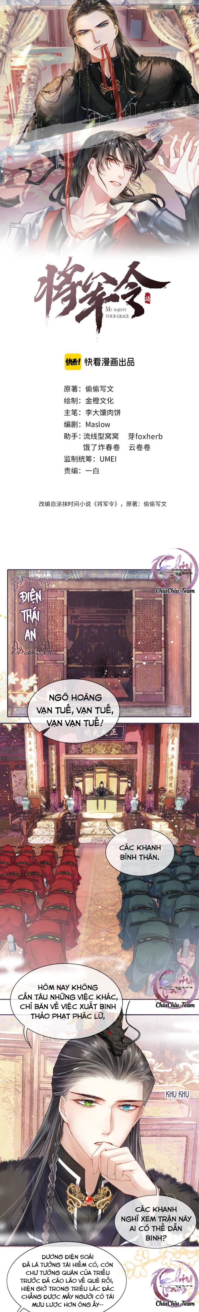 Tướng Quân Lệnh Chapter 19 - Next Chapter 20