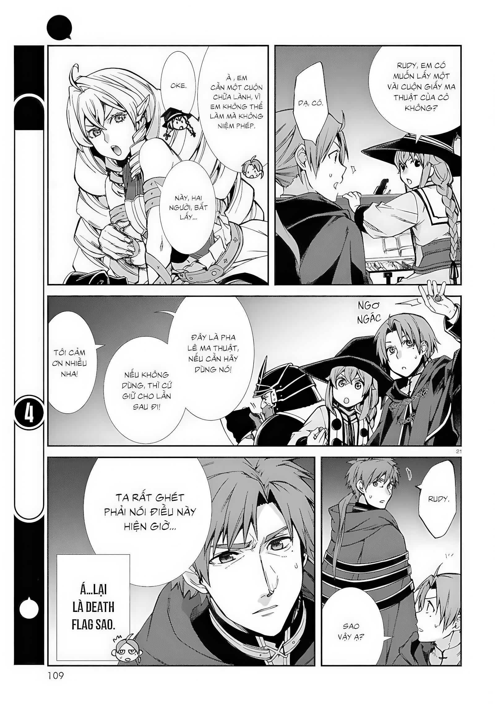 Chuyển Sinh Không Nghề Nghiệp: Tôi Sẽ Cố Gắng Hết Sức Nếu Tôi Đến Thế Giới Khác Chapter 106 - Trang 4