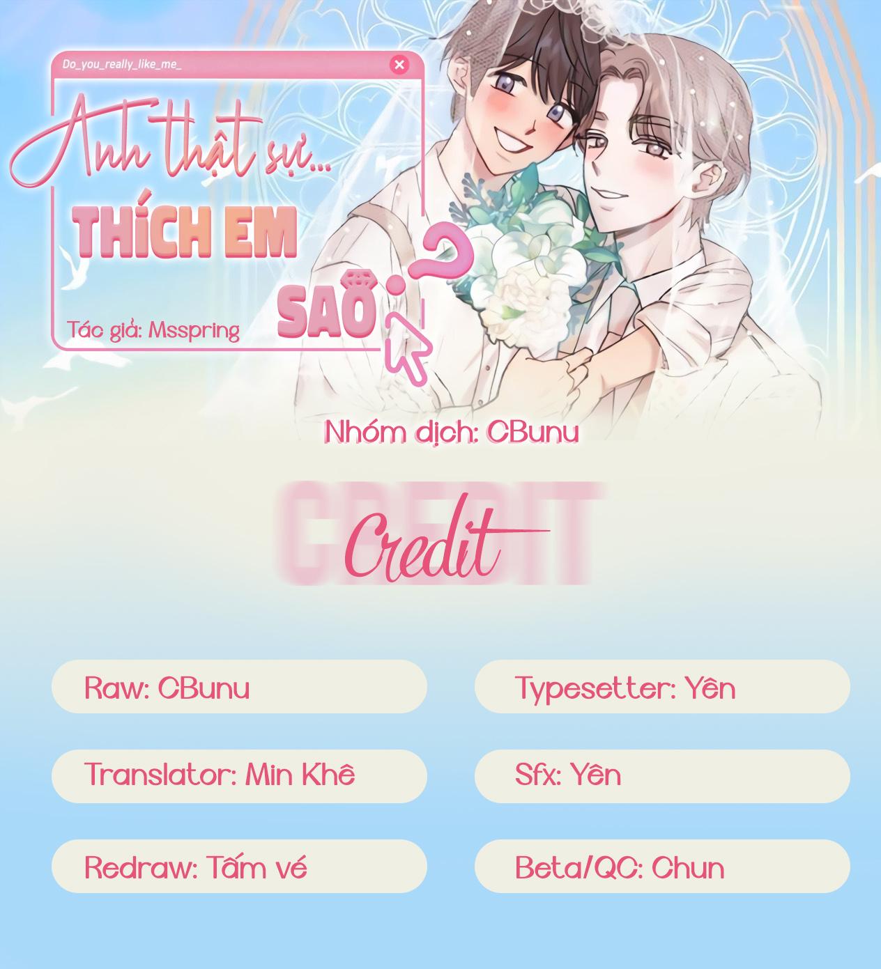 (CBunu) Anh Thật Sự Thích Em Sao Chapter 18 - Next Chapter 19