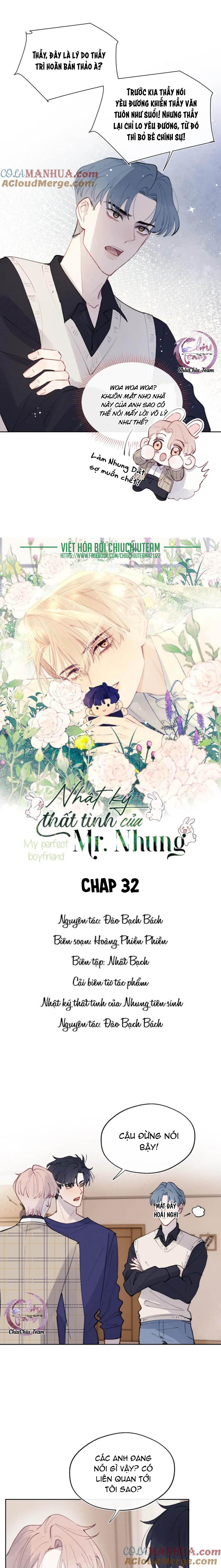 Nhật Ký Thất Tình Của Mr.Nhung Chapter 32 - Next Chapter 33