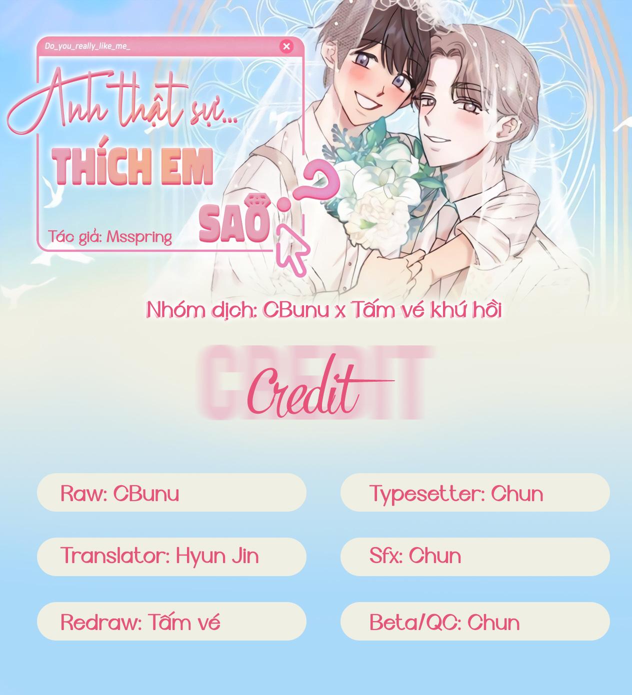 (CBunu) Anh Thật Sự Thích Em Sao Chapter 6 - Next Chapter 7 H+