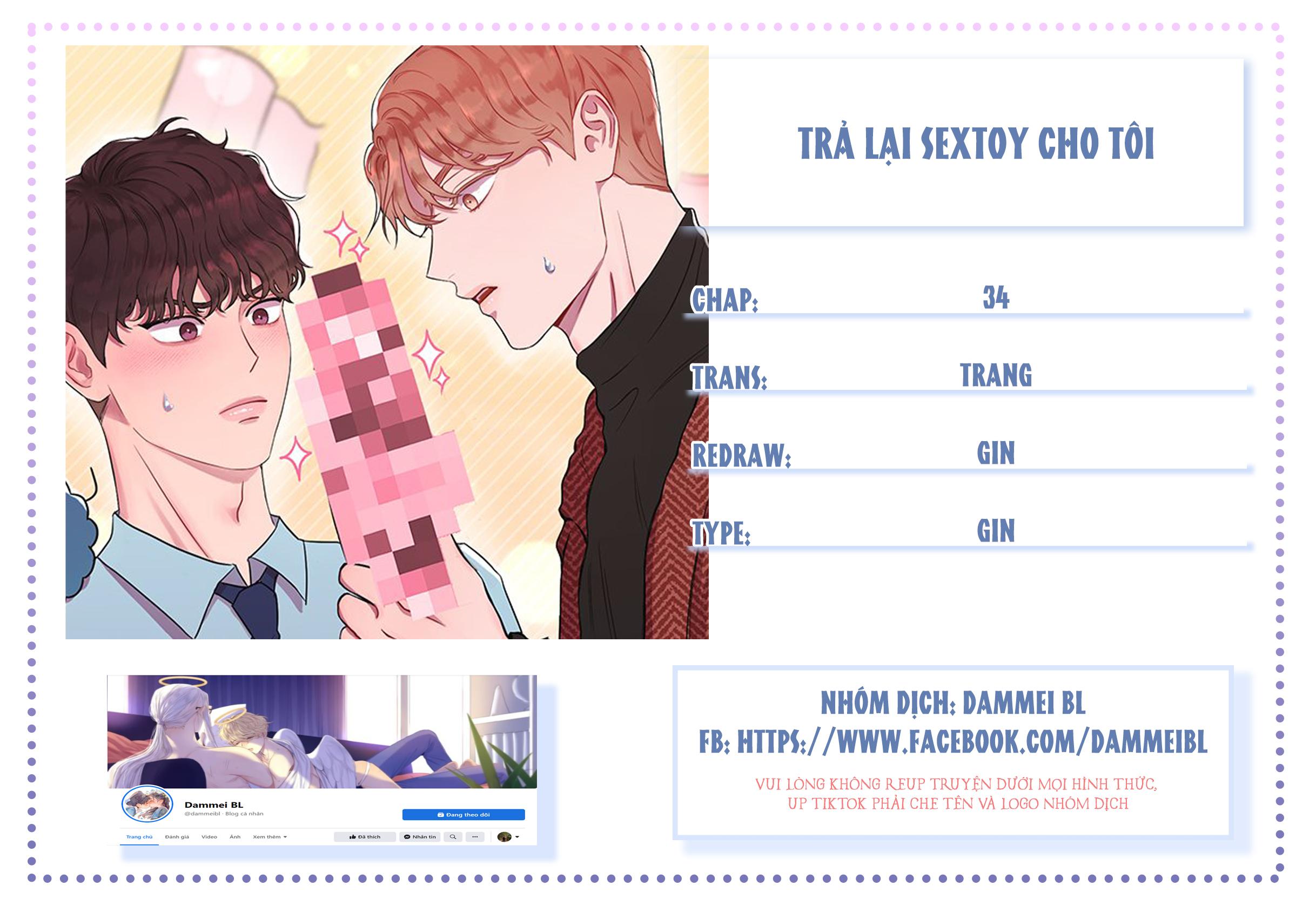 TRẢ LẠI SEX TOY CHO TÔI!!! Chapter 34 - Next Chapter 35