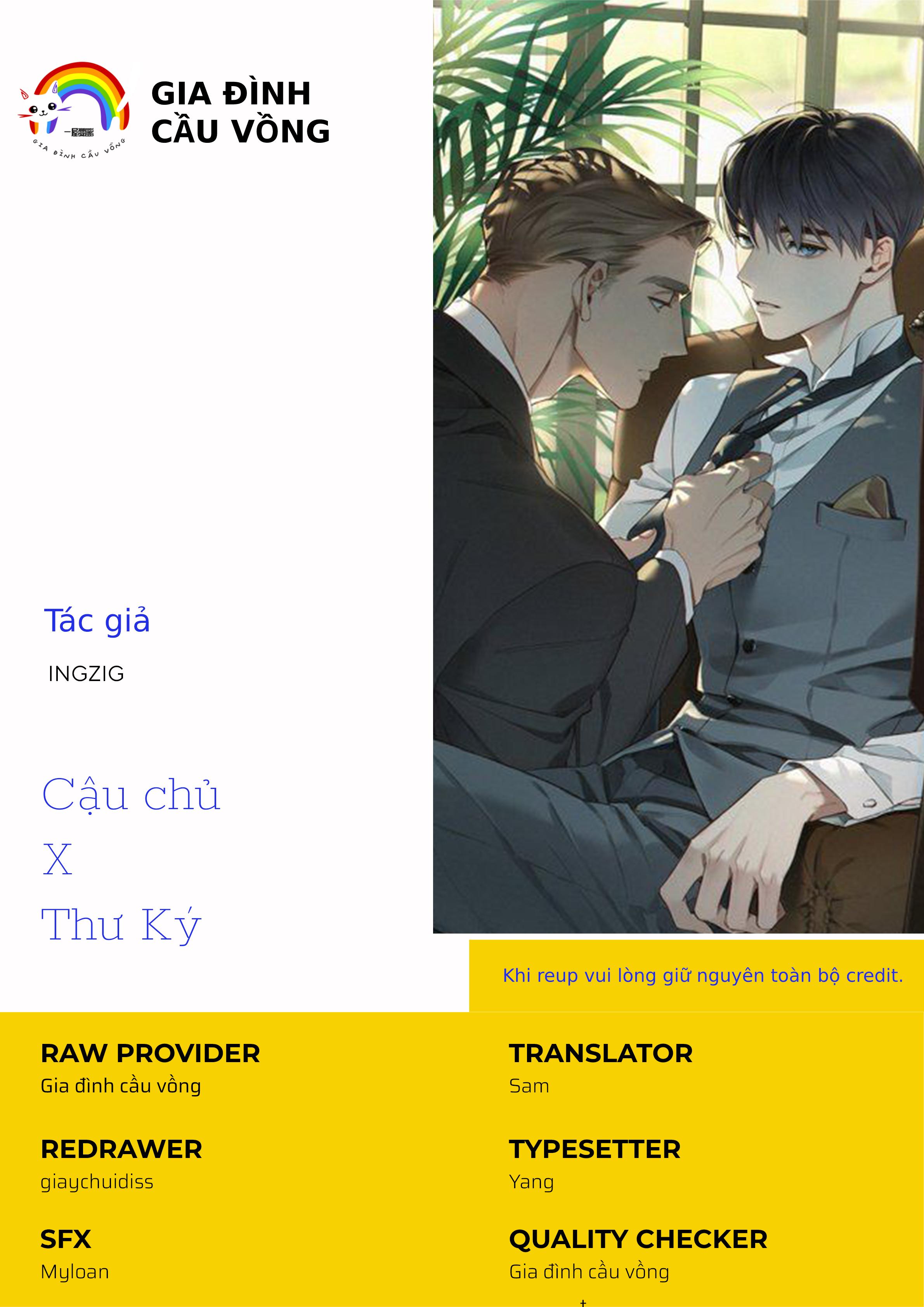 Cậu chủ X Thư ký Chapter 1 - Next Chapter 2