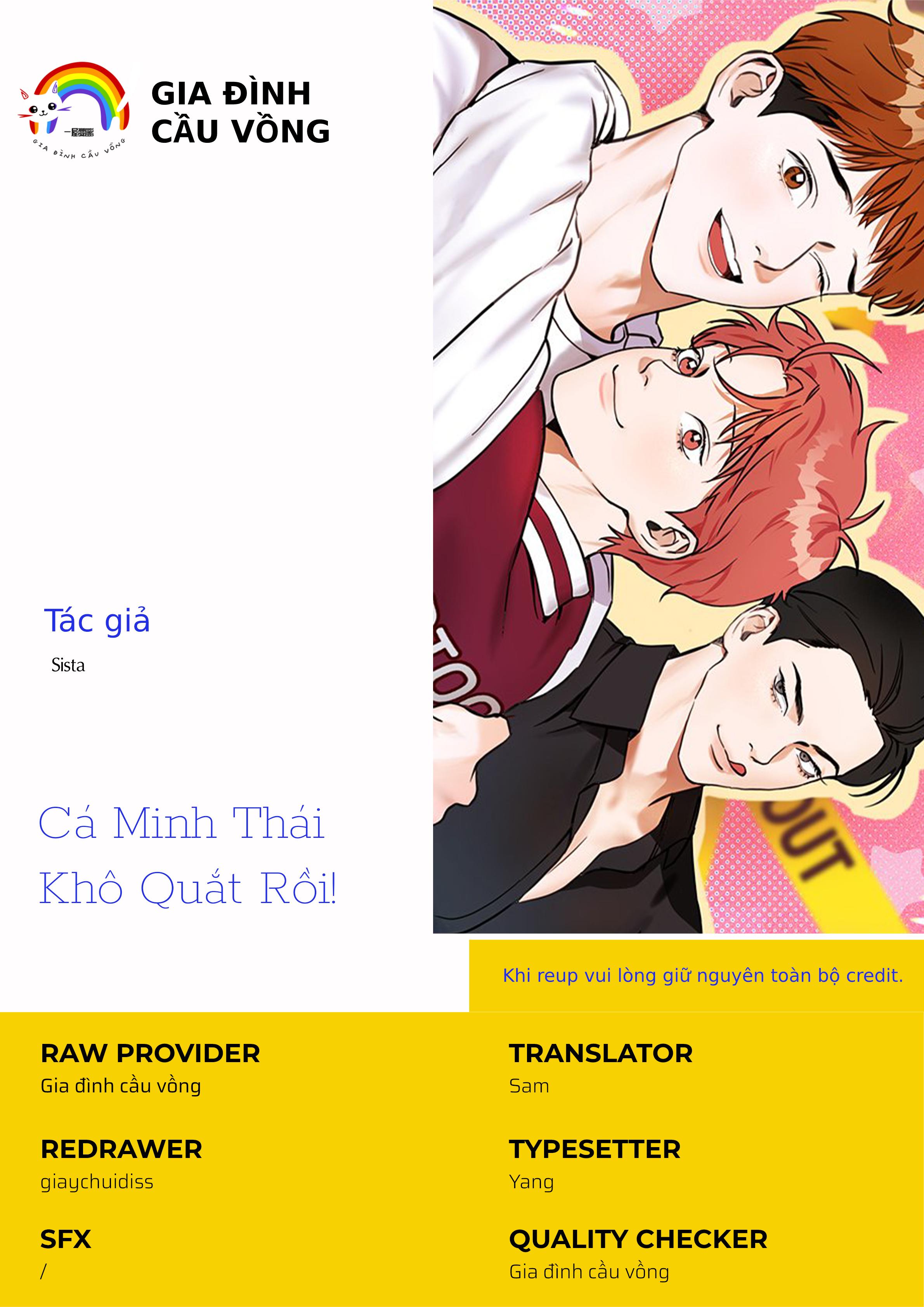 CÁ MINH THÁI KHÔ QUẮT RỒI! Chapter 1 - Next Chapter 2 H