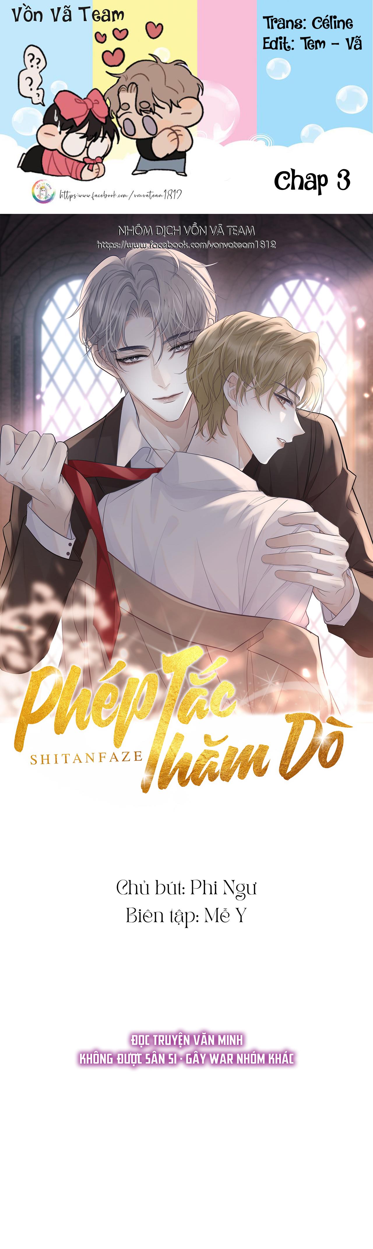 Phép Tắc Thăm Dò (END) Chapter 3 - Next Chapter 4