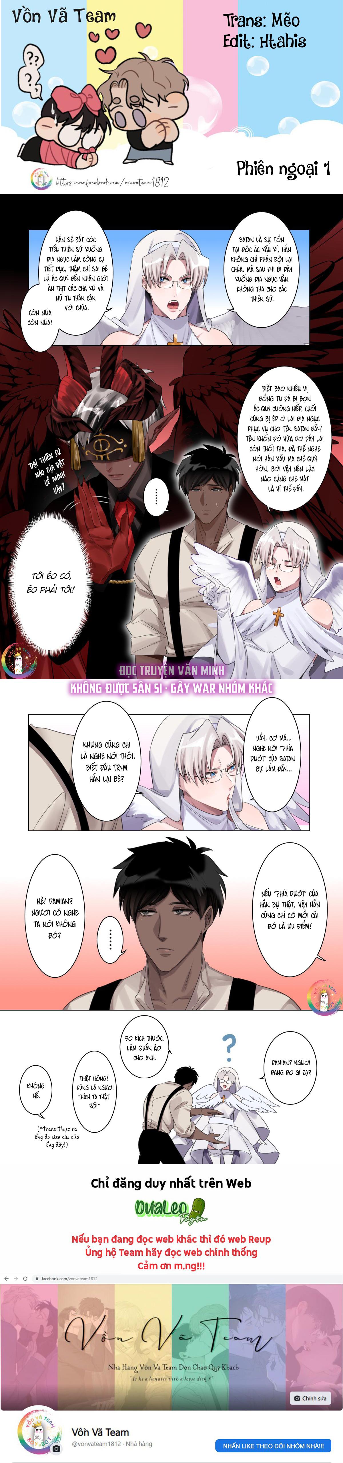 Tín Ngưỡng và Nguyên Tội Chapter 3.5 Satan trym bé? - Next Chapter 4