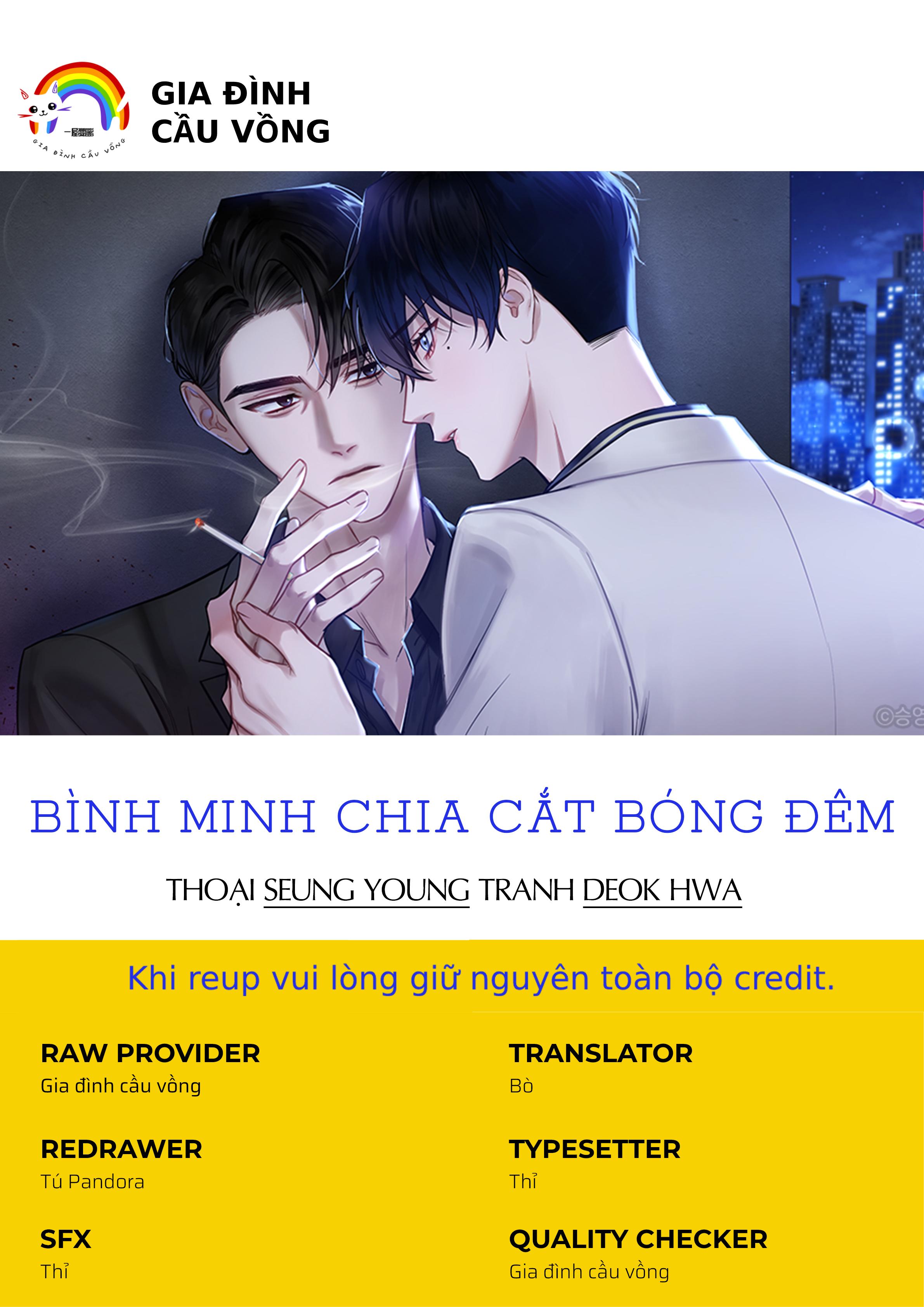 BÌNH MINH CHIA CẮT BÓNG ĐÊM Chapter 5 - Next Chapter 6