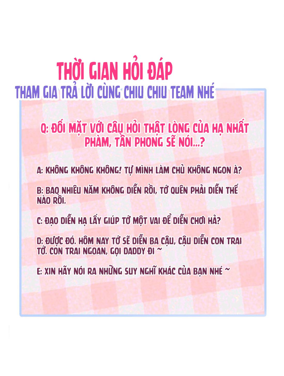 Hotsearch Của Ảnh Đế (END) Chapter 176 PN 3 - Next Chapter 177 PN4