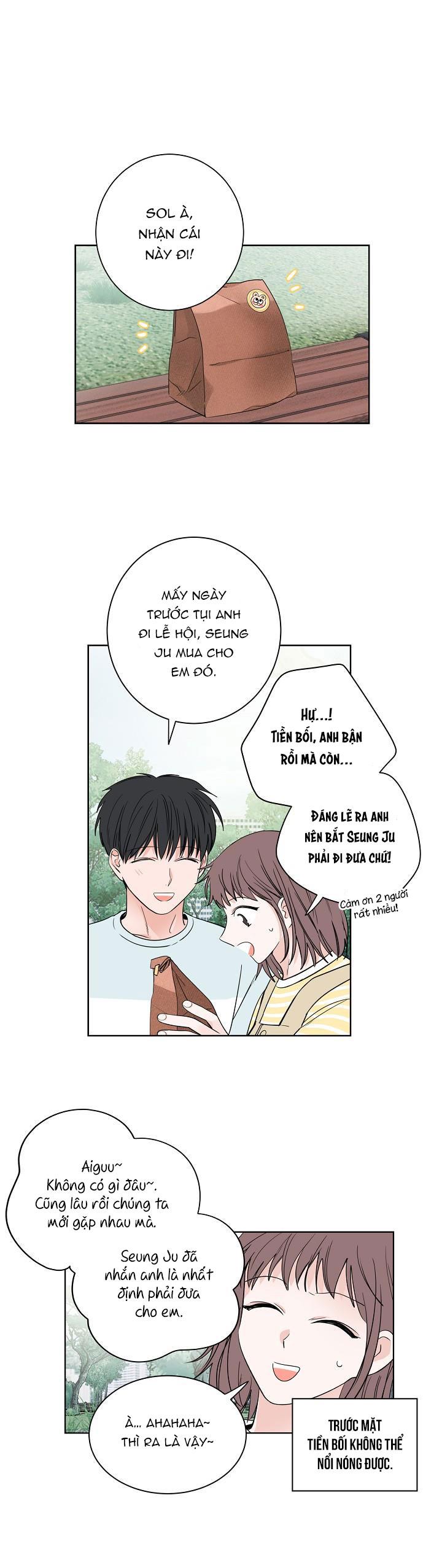 TIỀN BỐI! NÓI CHUYỆN CHÚT ĐI! Chapter 34 - Next Chapter 35