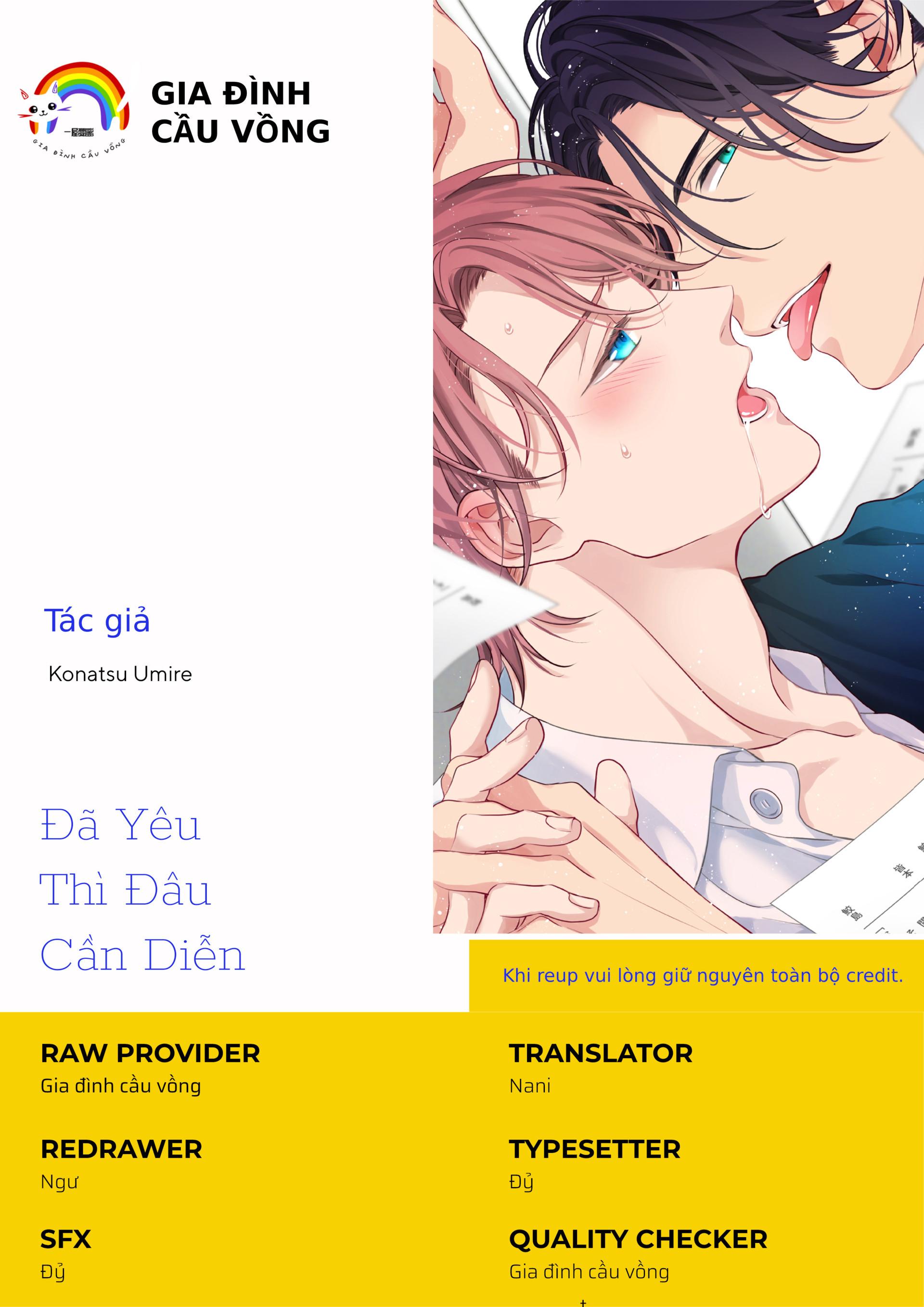 Đã Yêu Thì Đâu Cần Diễn Chapter 3 - Next 