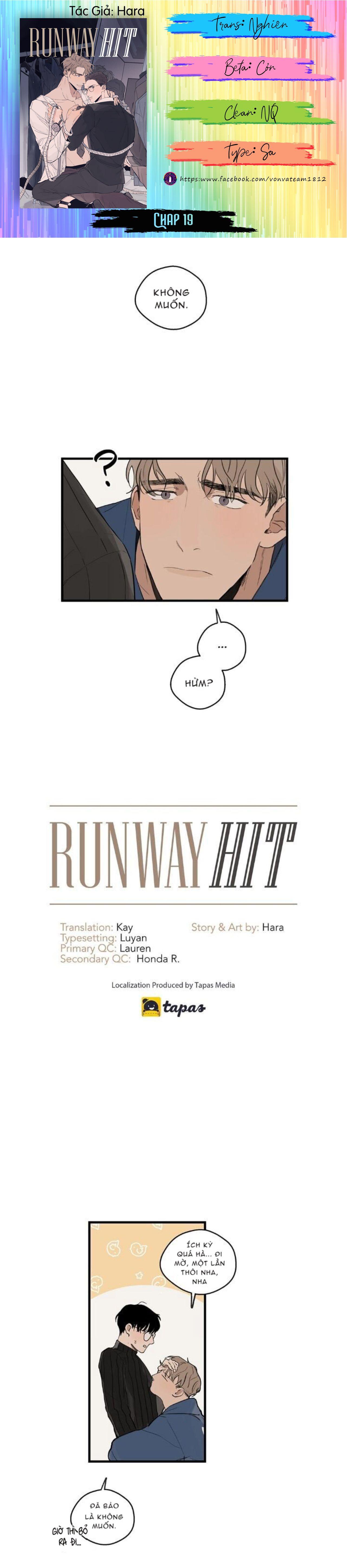 Runway Hit (END) Chapter 19 - Next Chapter 20