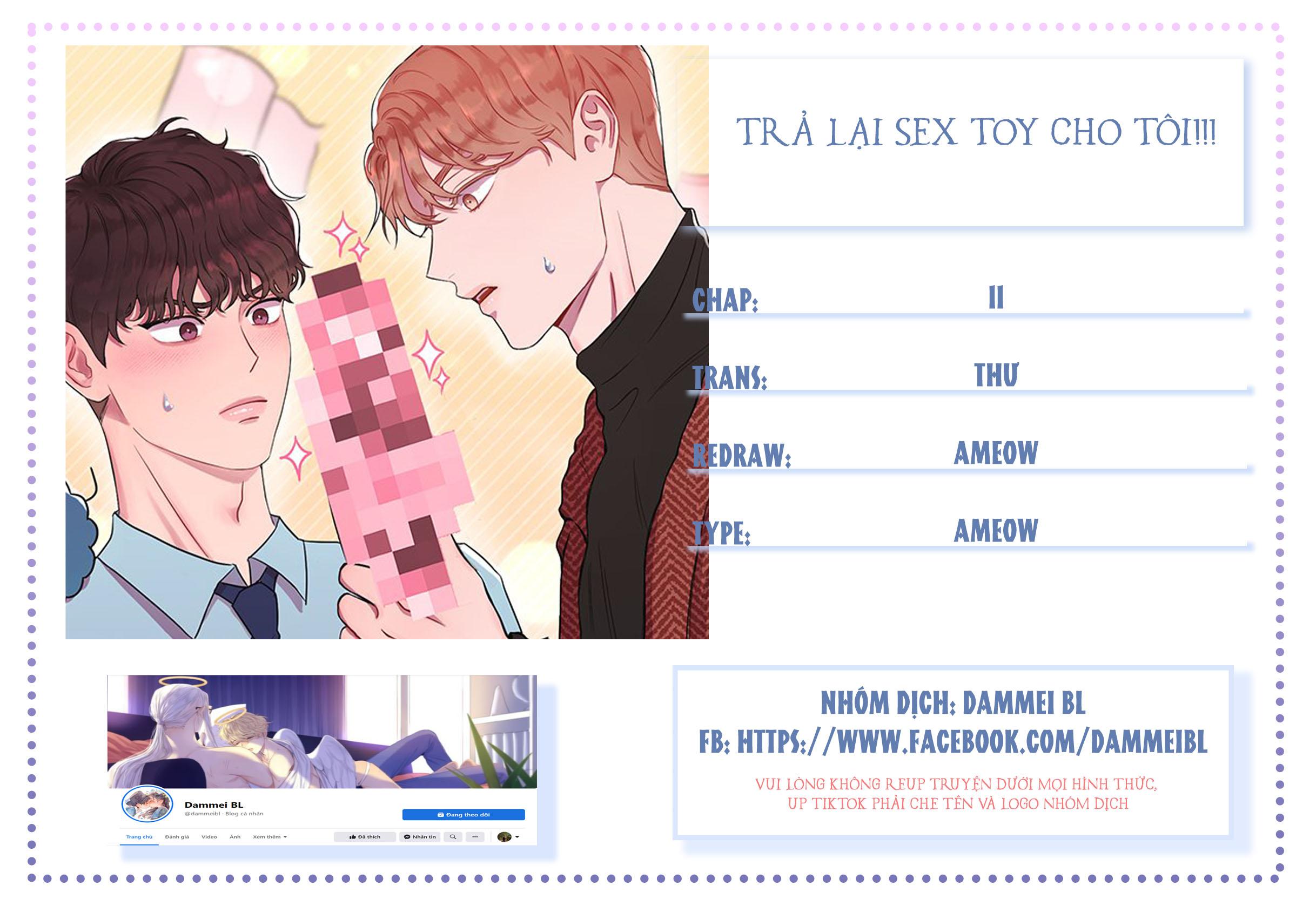 TRẢ LẠI SEX TOY CHO TÔI!!! Chapter 11 - Next Chapter 12