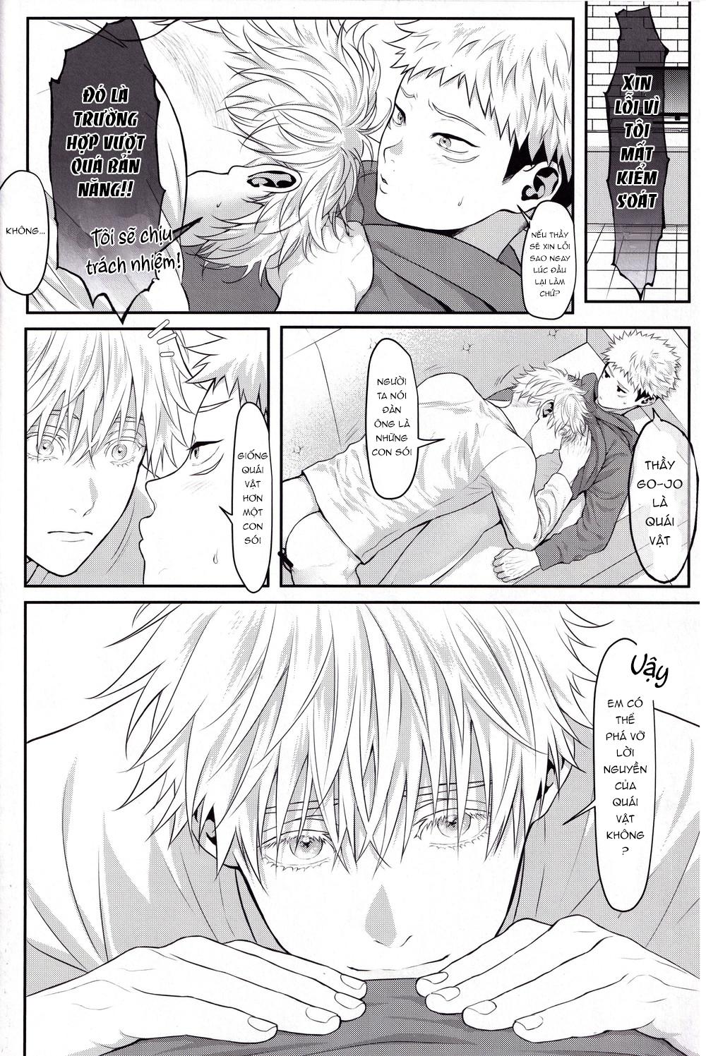 Doujinshi Tổng Hợp Chapter 2 Gojo x Yuuji - Next Chapter 3 Gojo x Yuuji