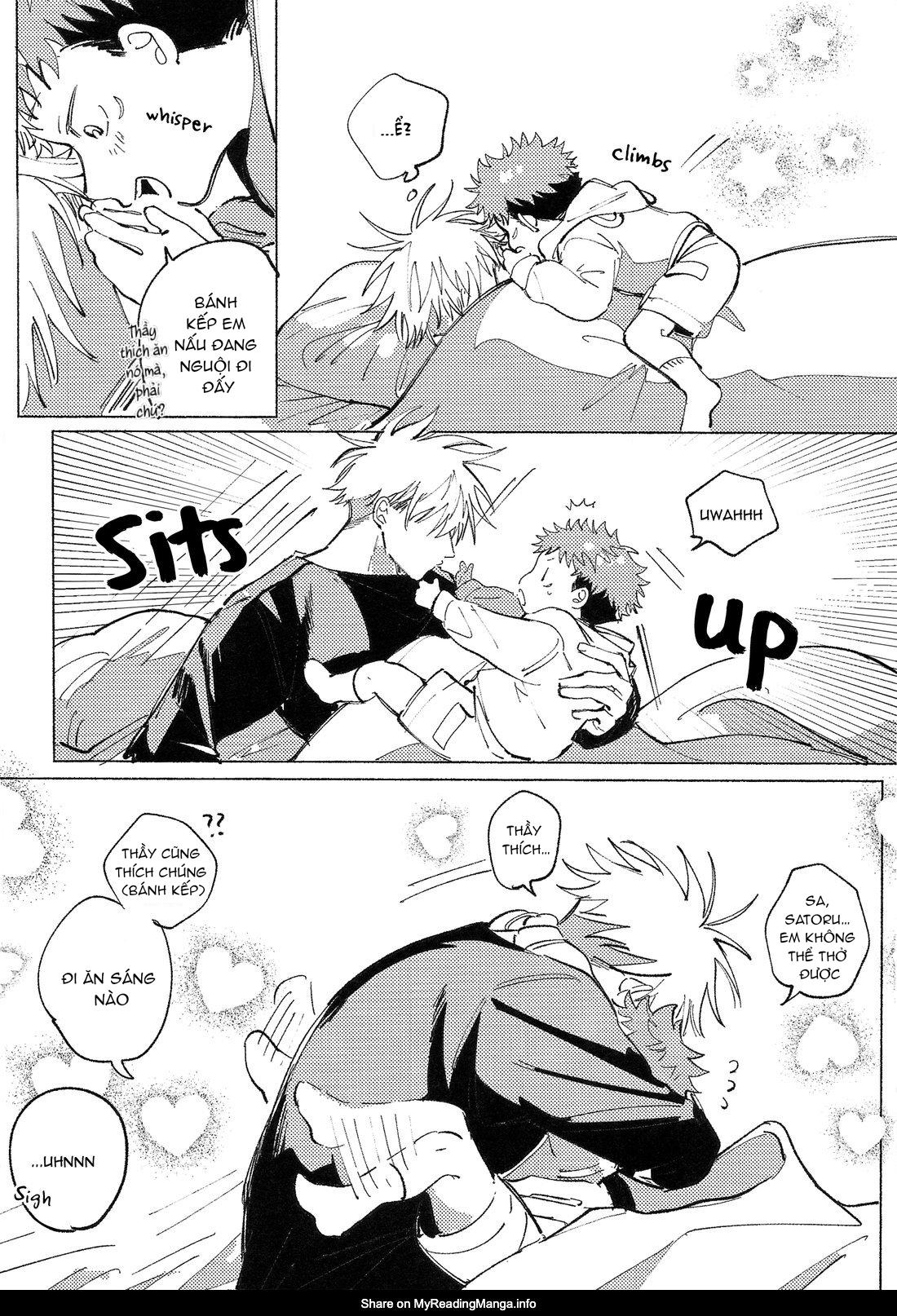 Doujinshi Tổng Hợp Chapter 8 Gojo x Yuuji - Next Chapter 9 Gojo x Megumi