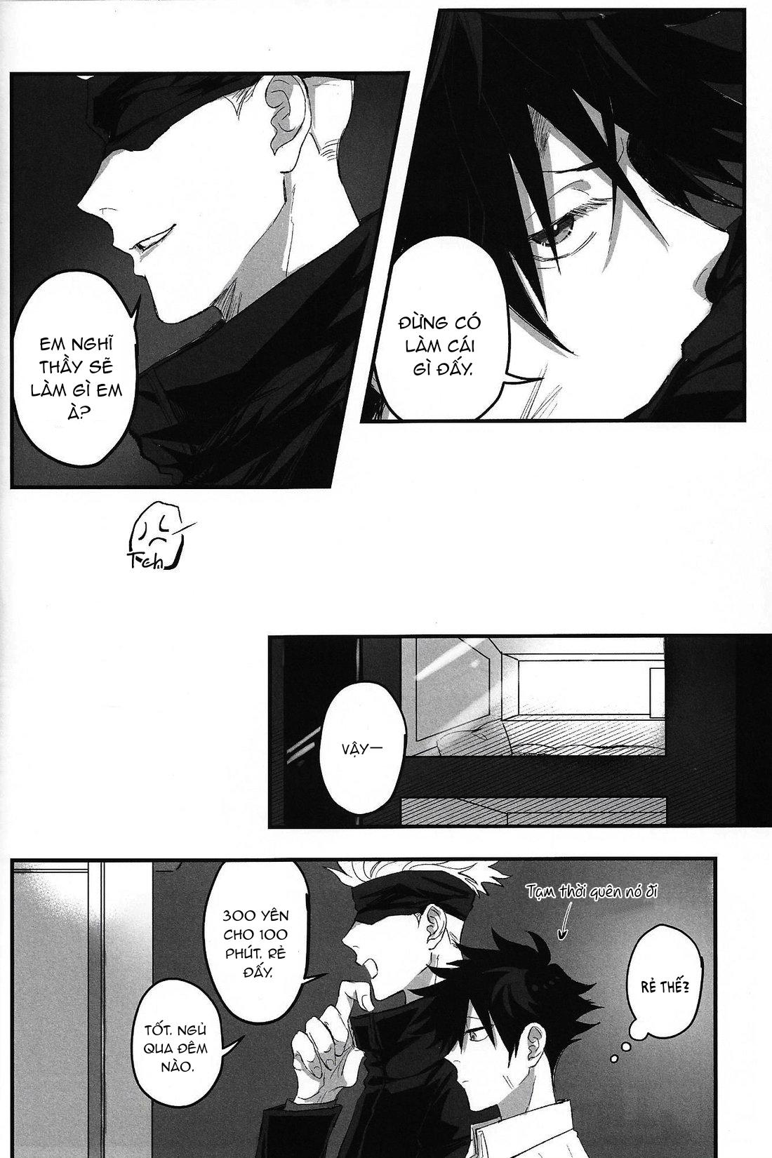 Doujinshi Tổng Hợp Chapter 9 Gojo x Megumi - Next Chapter 10.1 Gojo x Geto