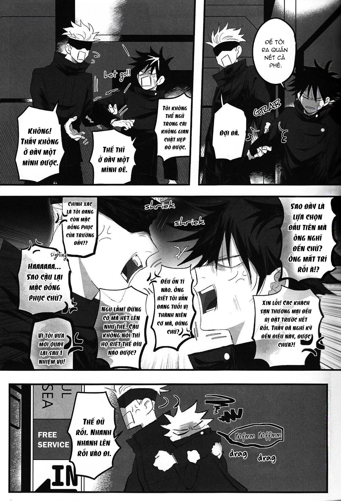 Doujinshi Tổng Hợp Chapter 9 Gojo x Megumi - Next Chapter 10.1 Gojo x Geto