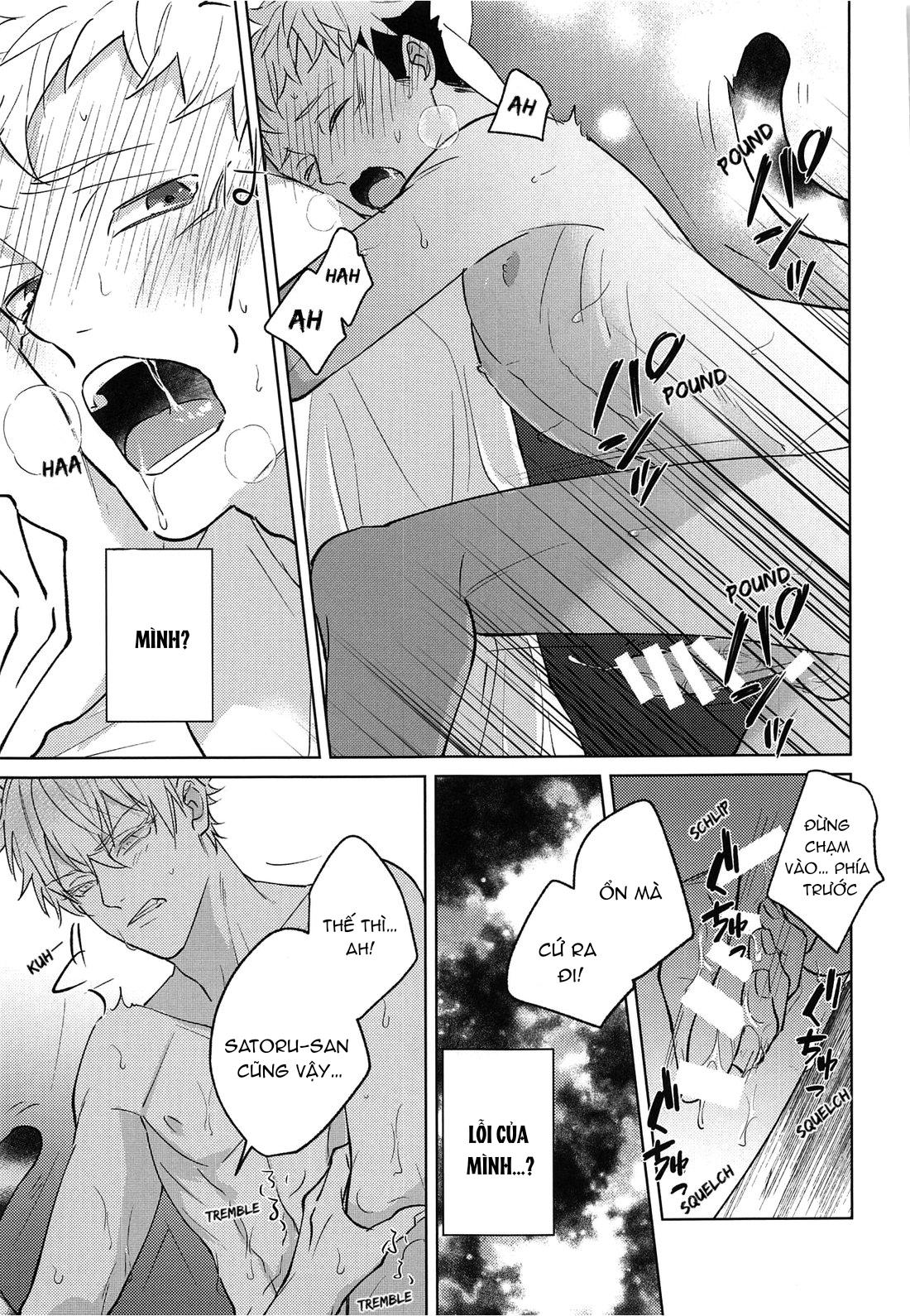 Doujinshi Tổng Hợp Chapter 11 Gojo x Yuuji - Next Chapter 12.1 Gojo x Megumi