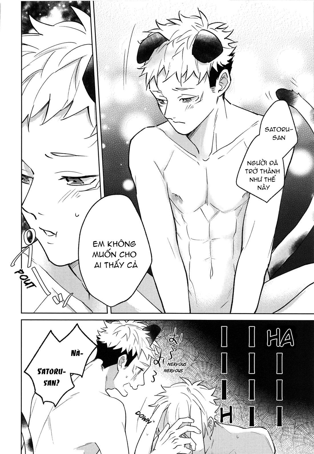 Doujinshi Tổng Hợp Chapter 11 Gojo x Yuuji - Next Chapter 12.1 Gojo x Megumi