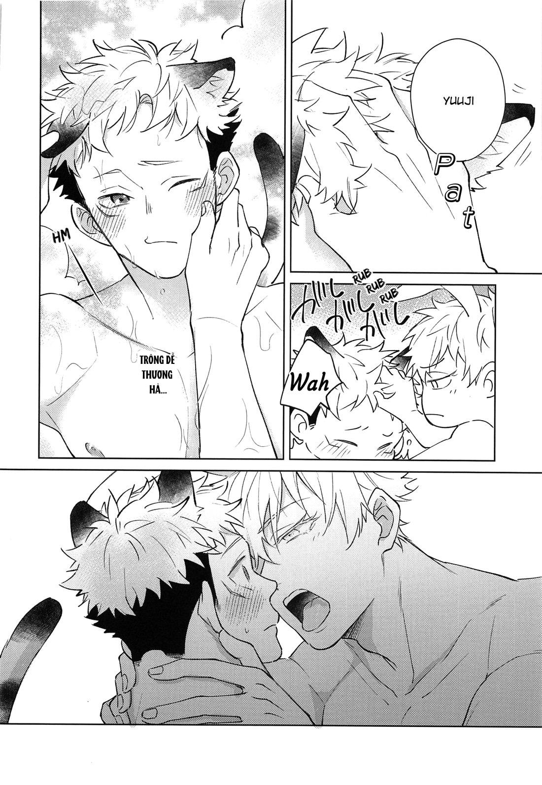 Doujinshi Tổng Hợp Chapter 11 Gojo x Yuuji - Next Chapter 12.1 Gojo x Megumi