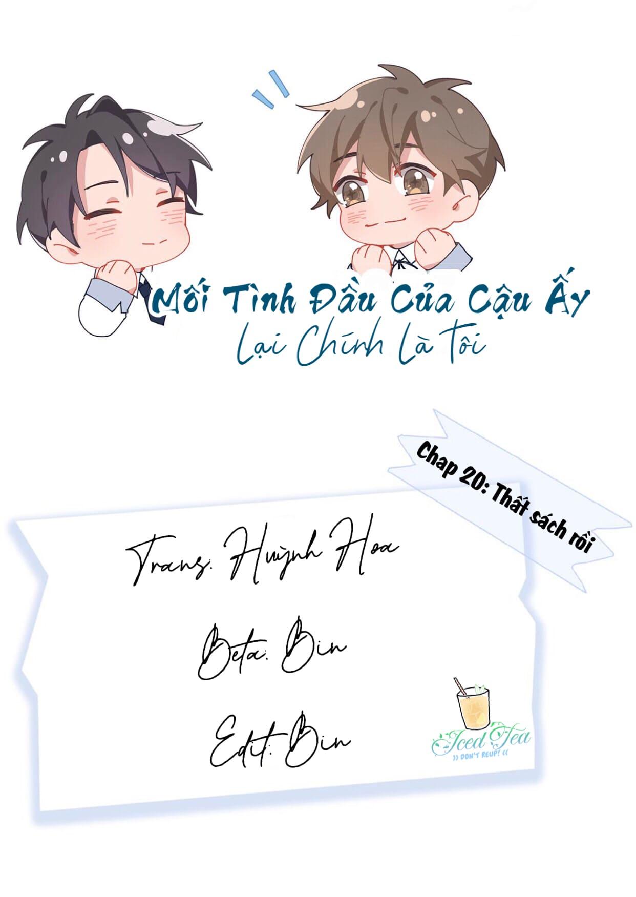 Mối tình đầu của cậu ấy lại chính là tôi Chapter 20 - Next Chapter 21