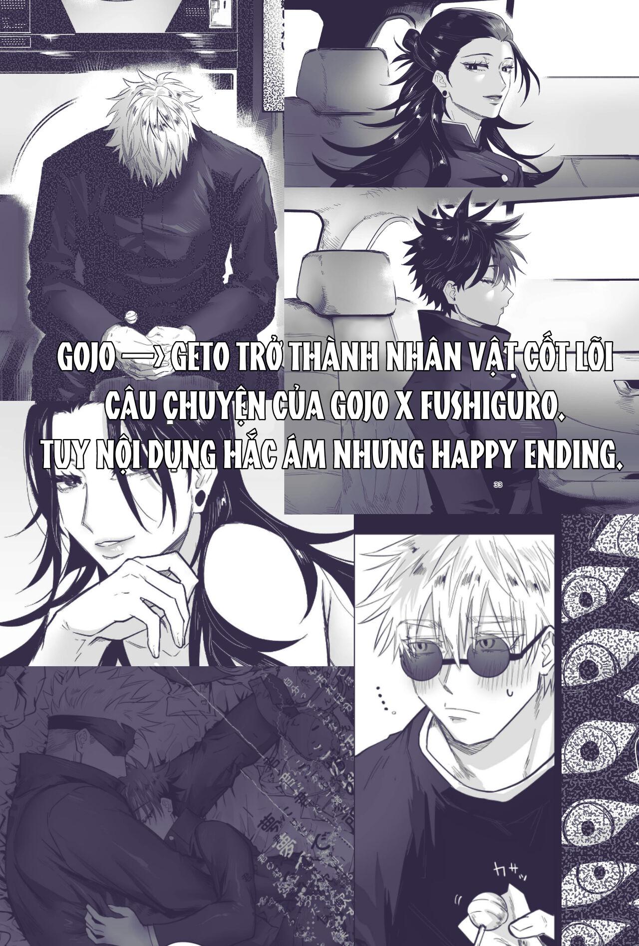 Doujinshi Tổng Hợp Chapter 13 GetoxGojoxMegum - Next Chapter 14 Gojo x Megumi