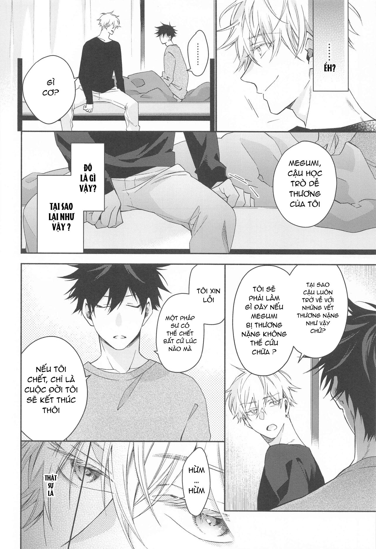 Doujinshi Tổng Hợp Chapter 14 Gojo x Megumi - Next Chapter 15.1 Megumi x Sukuna