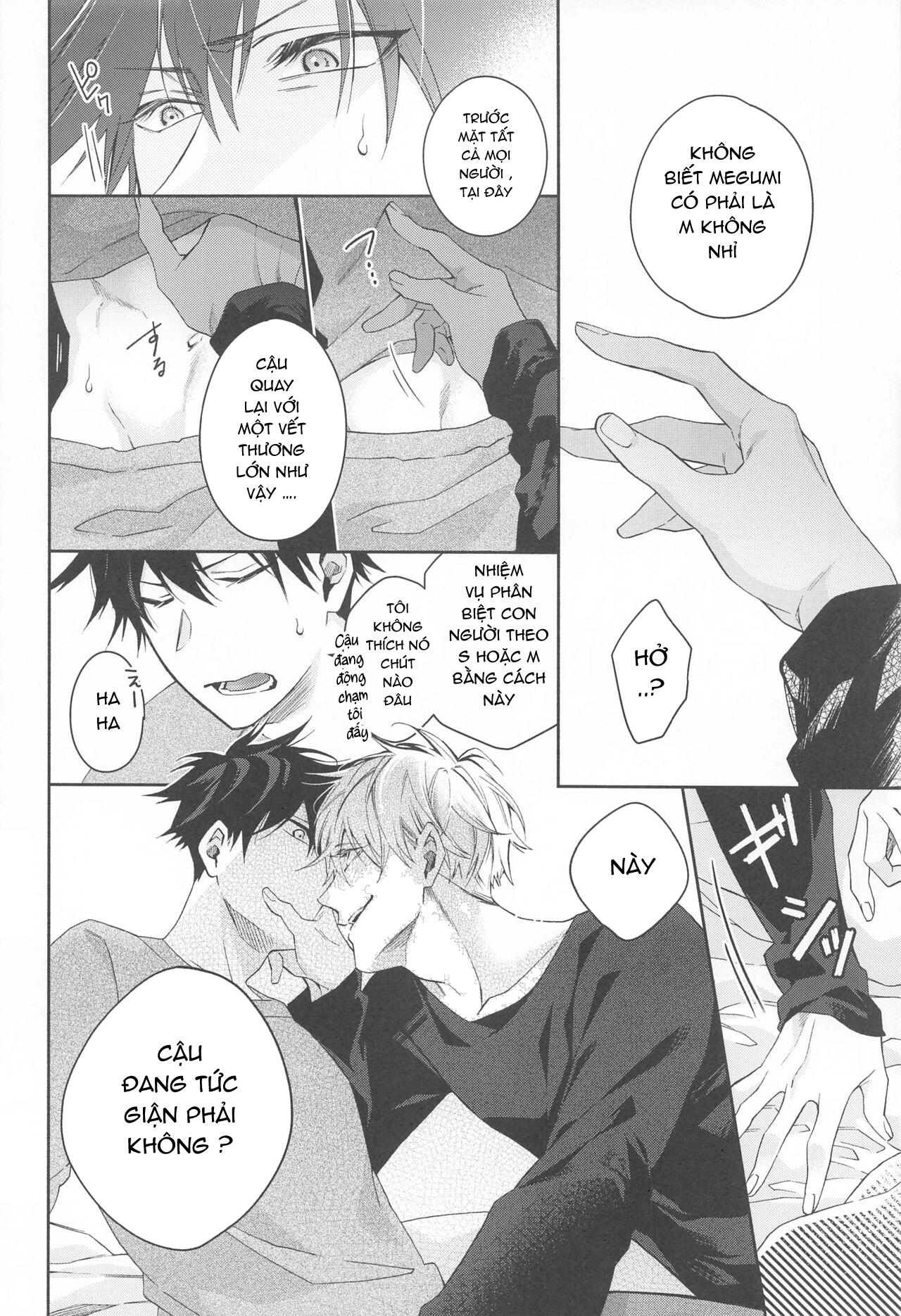 Doujinshi Tổng Hợp Chapter 14 Gojo x Megumi - Next Chapter 15.1 Megumi x Sukuna