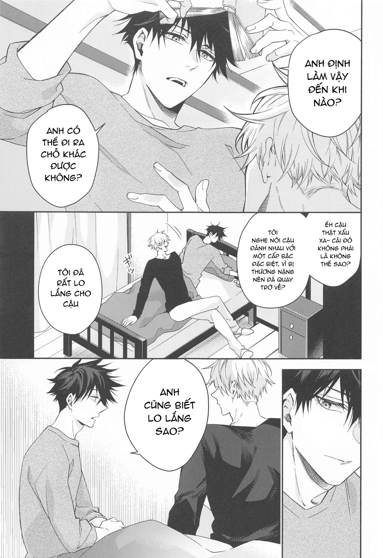 Doujinshi Tổng Hợp Chapter 14 Gojo x Megumi - Next Chapter 15.1 Megumi x Sukuna