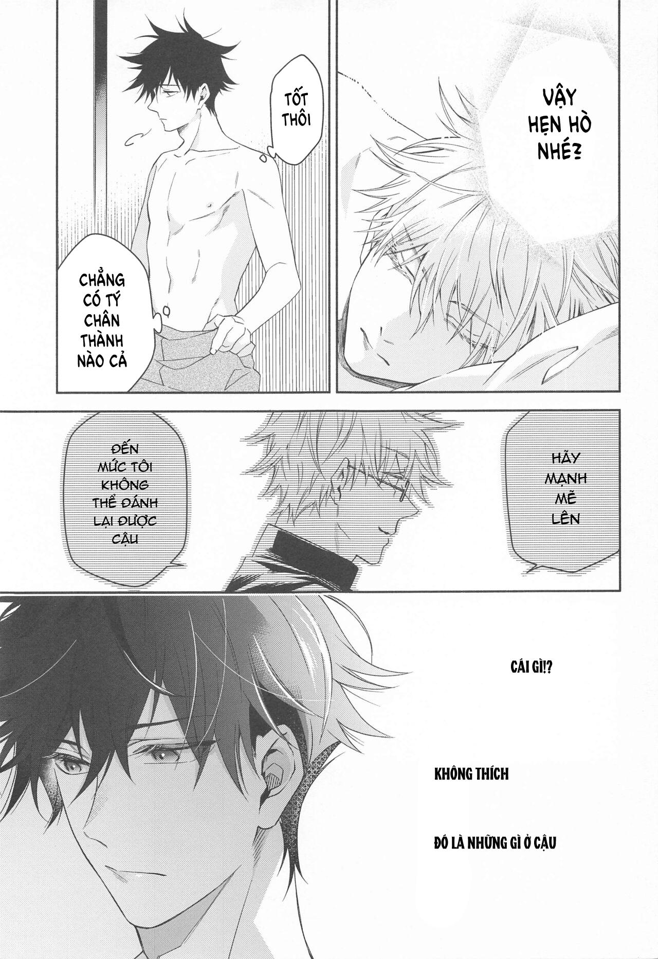 Doujinshi Tổng Hợp Chapter 14 Gojo x Megumi - Next Chapter 15.1 Megumi x Sukuna