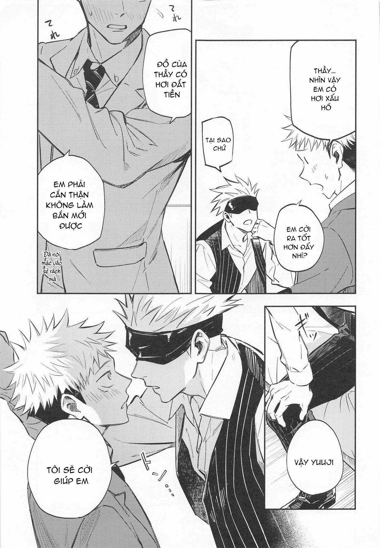 Doujinshi Tổng Hợp Chapter 16 Gojo x Yuuji - Next Chapter 17 Gojo x Yuuji