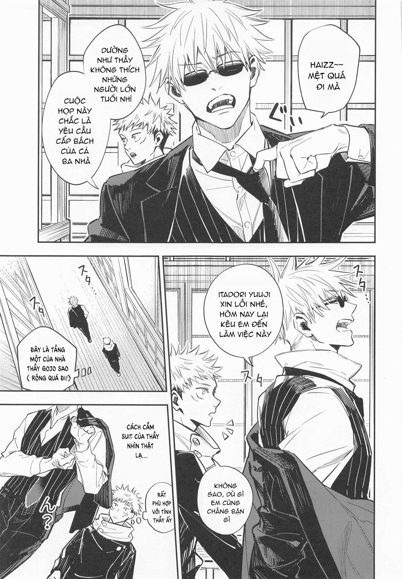 Doujinshi Tổng Hợp Chapter 16 Gojo x Yuuji - Next Chapter 17 Gojo x Yuuji