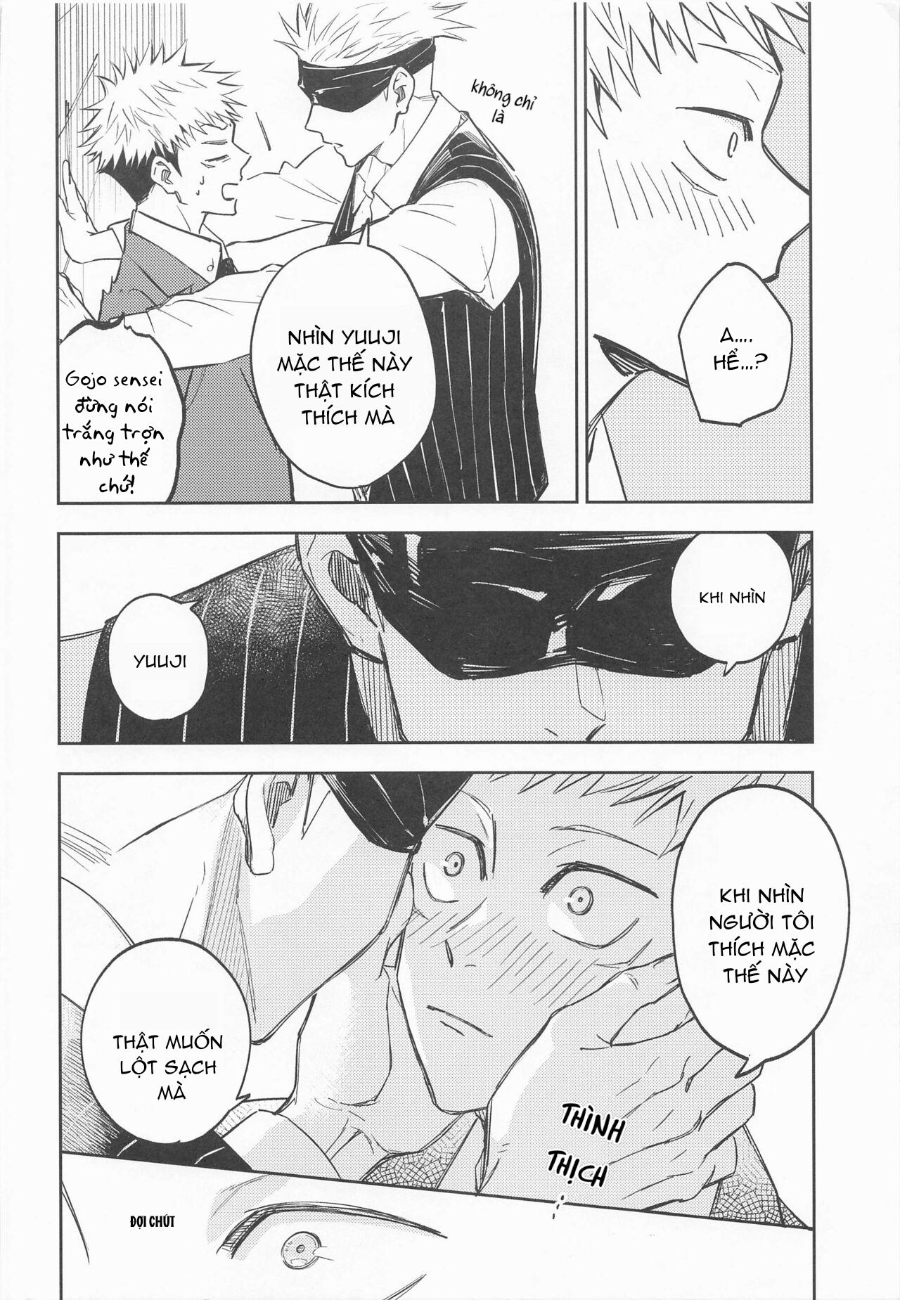 Doujinshi Tổng Hợp Chapter 16 Gojo x Yuuji - Next Chapter 17 Gojo x Yuuji