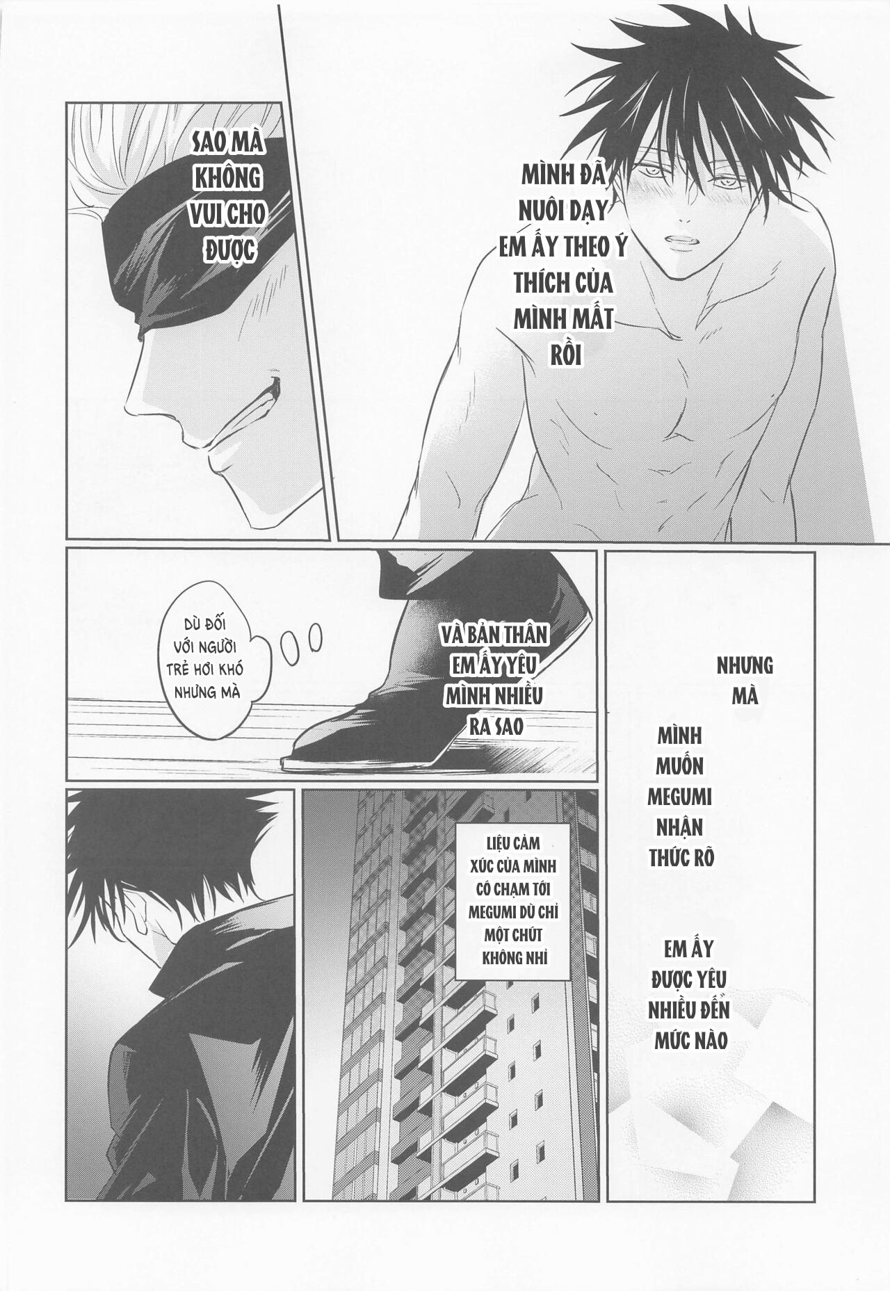 Doujinshi Tổng Hợp Chapter 18 Gojo x Megumi - Next Chapter 19 Gojo x Megumi