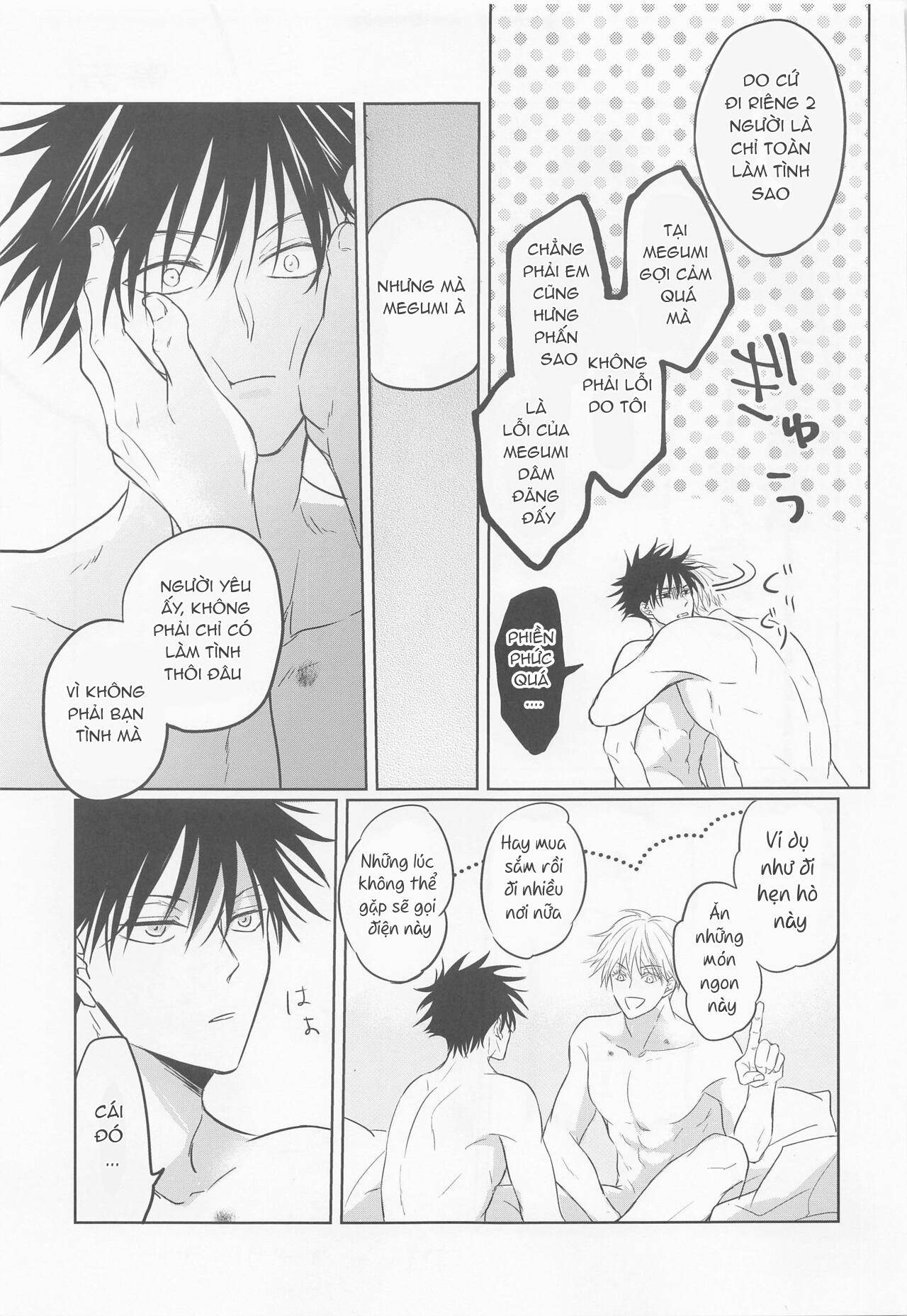 Doujinshi Tổng Hợp Chapter 18 Gojo x Megumi - Next Chapter 19 Gojo x Megumi