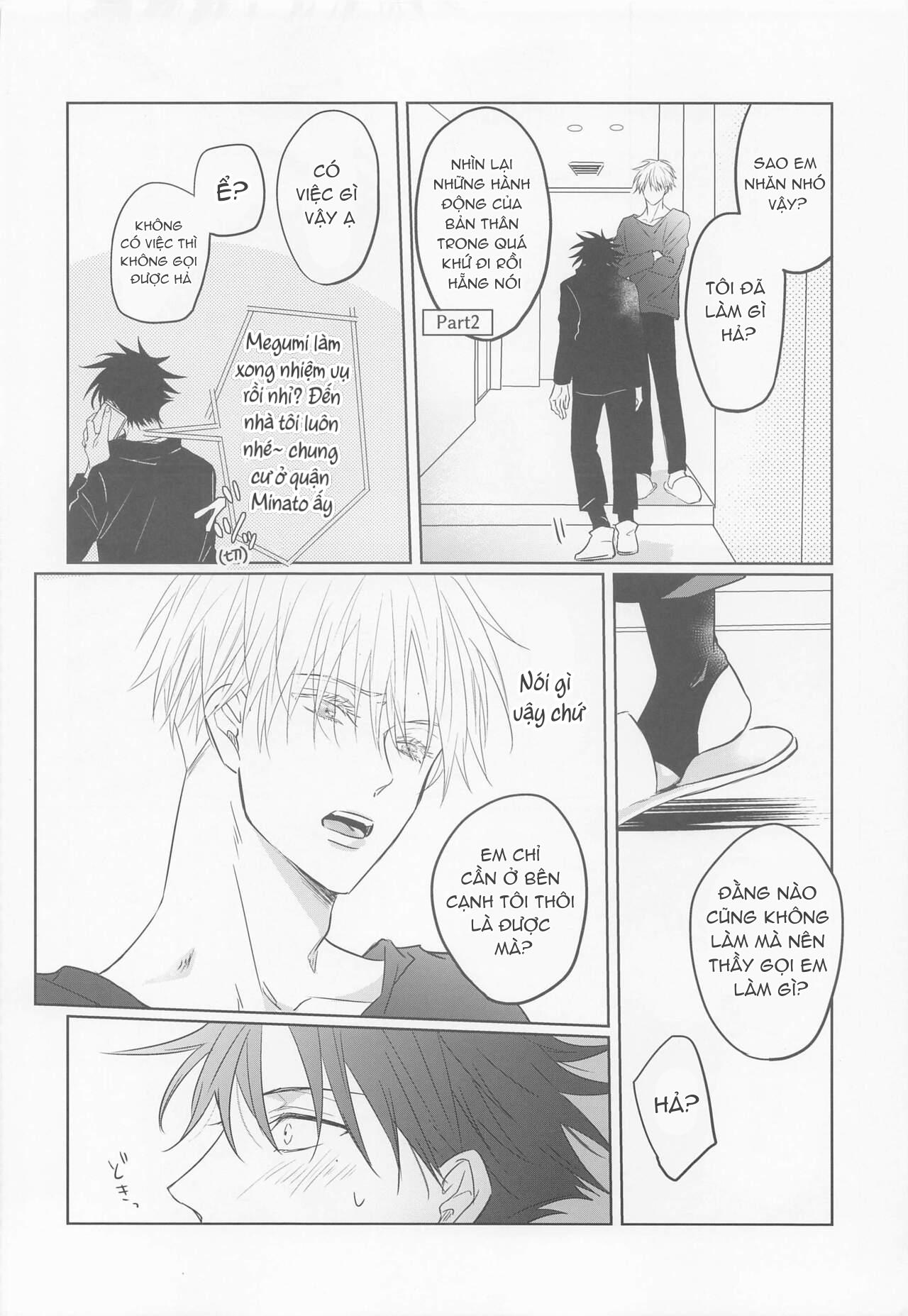 Doujinshi Tổng Hợp Chapter 18 Gojo x Megumi - Next Chapter 19 Gojo x Megumi