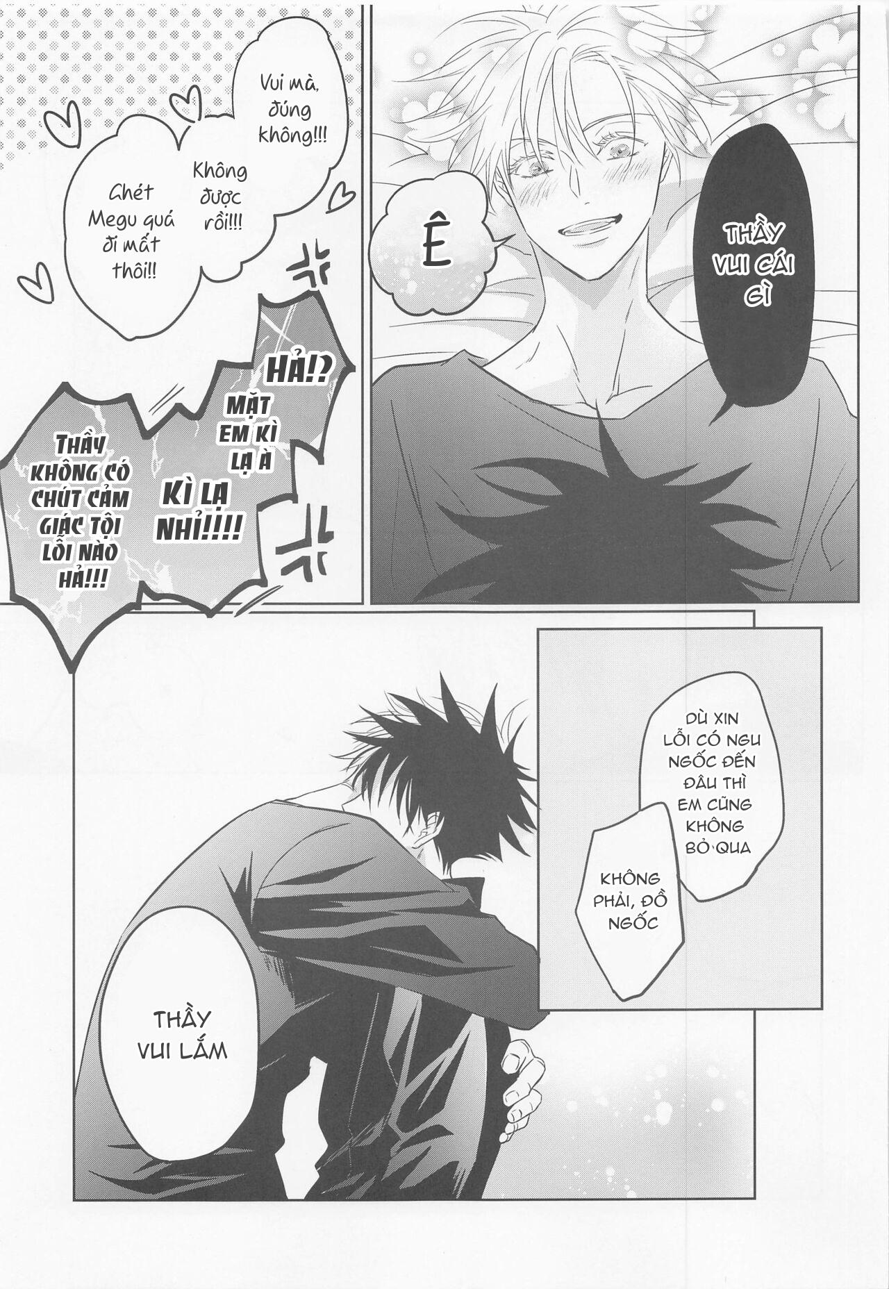 Doujinshi Tổng Hợp Chapter 18 Gojo x Megumi - Next Chapter 19 Gojo x Megumi