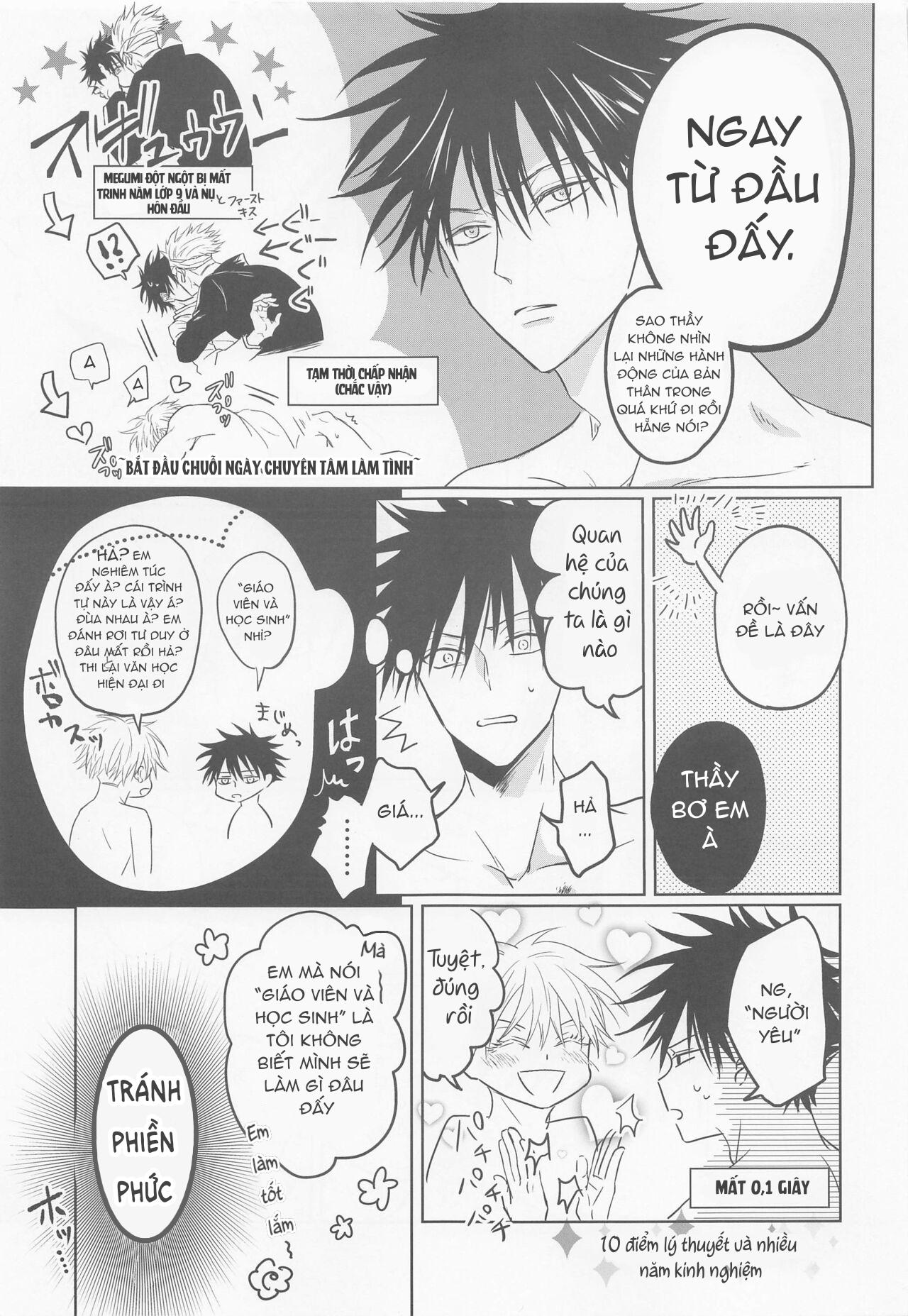 Doujinshi Tổng Hợp Chapter 18 Gojo x Megumi - Next Chapter 19 Gojo x Megumi