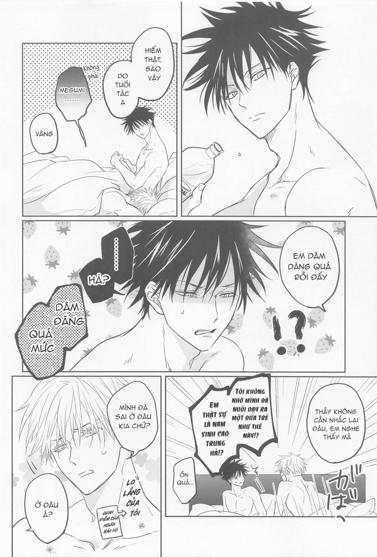 Doujinshi Tổng Hợp Chapter 18 Gojo x Megumi - Next Chapter 19 Gojo x Megumi