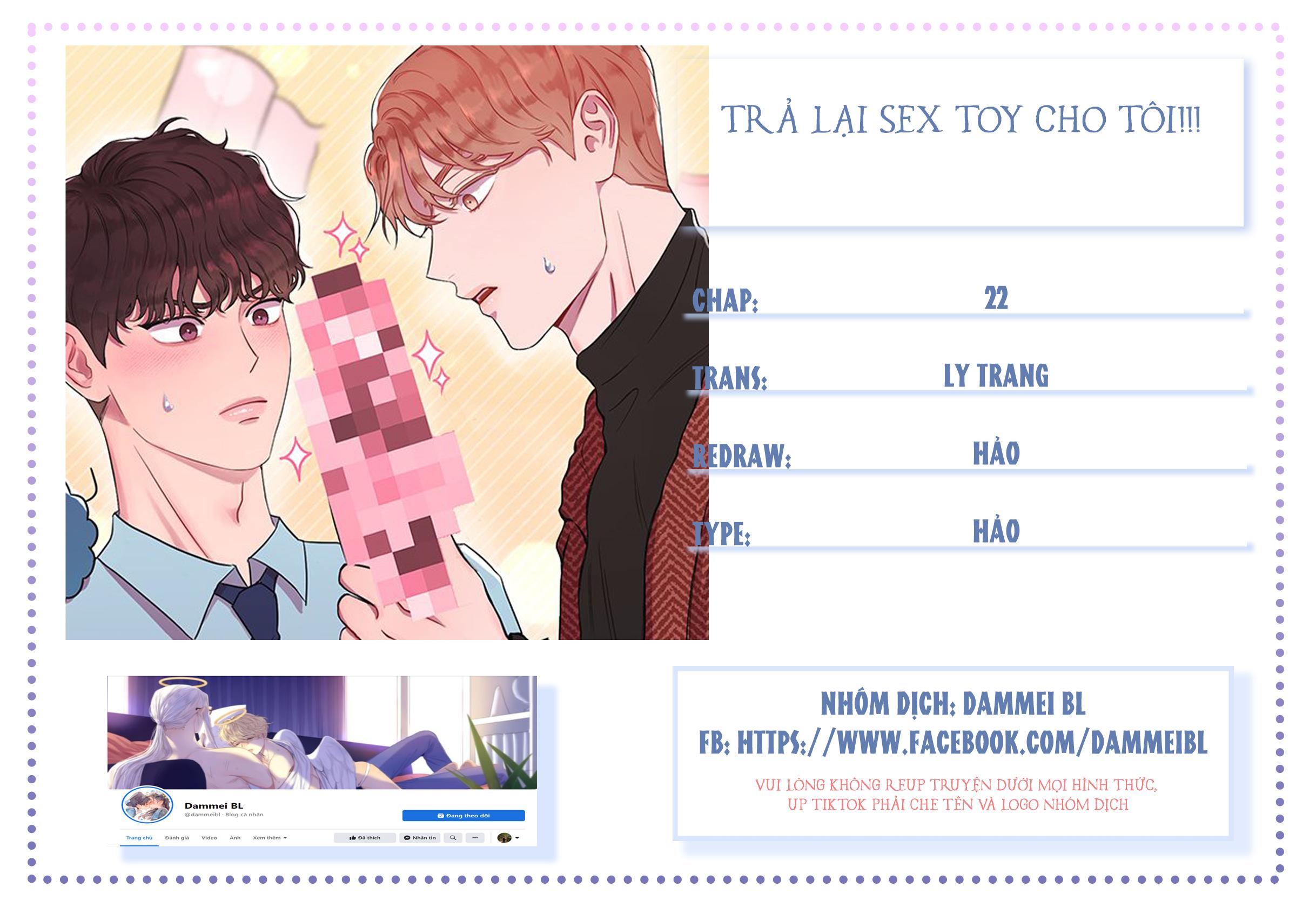 TRẢ LẠI SEX TOY CHO TÔI!!! Chapter 22 - Next Chapter 23