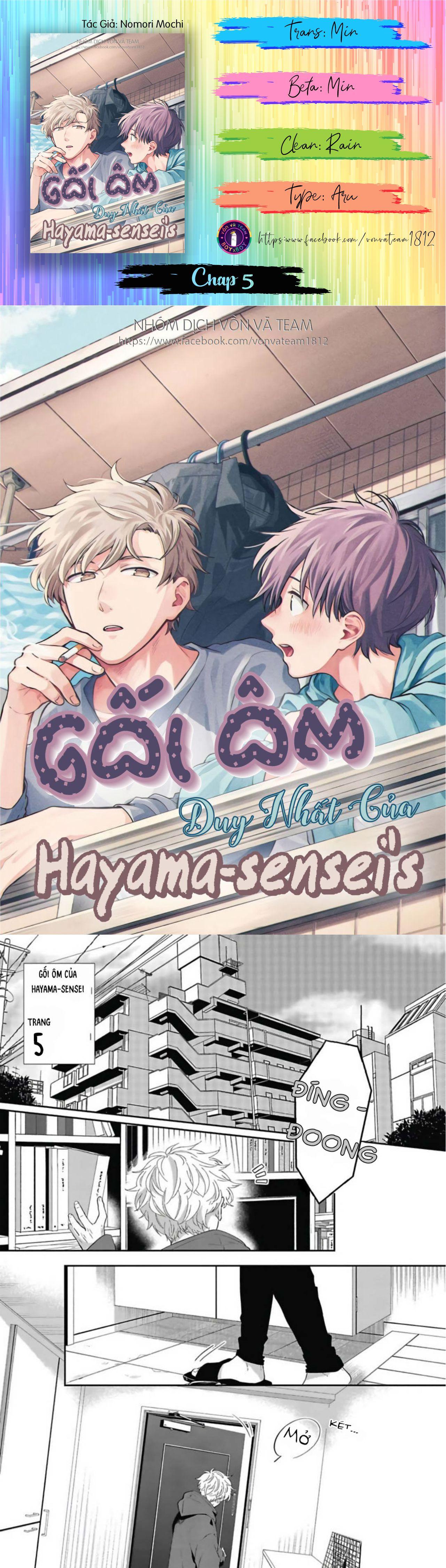 Gối Ôm Duy Nhất Của Hayama-sensei's (END) Chapter 5 END - Next Chapter 5.5 EXTRA