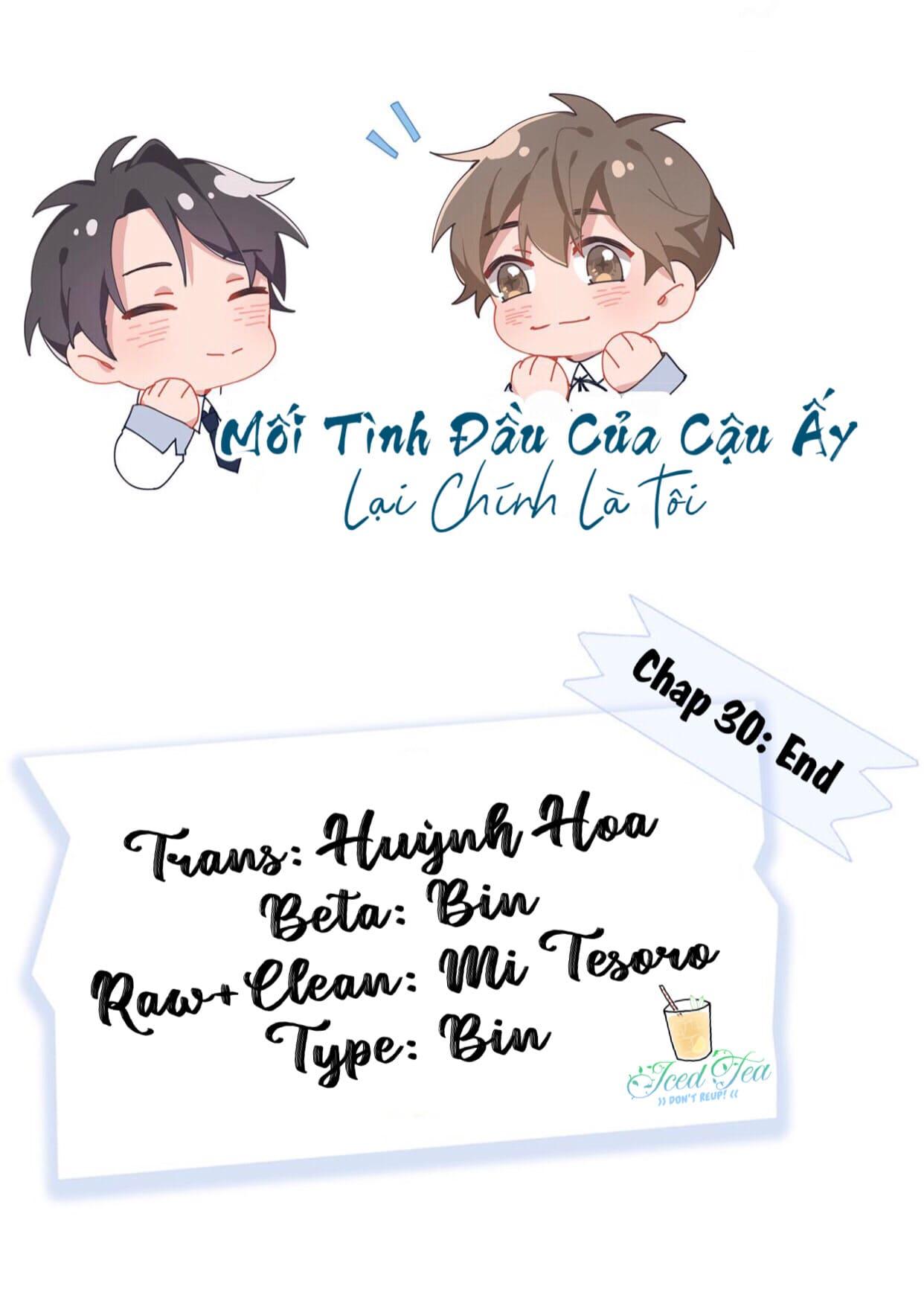 Mối tình đầu của cậu ấy lại chính là tôi Chapter 30 END - Next 