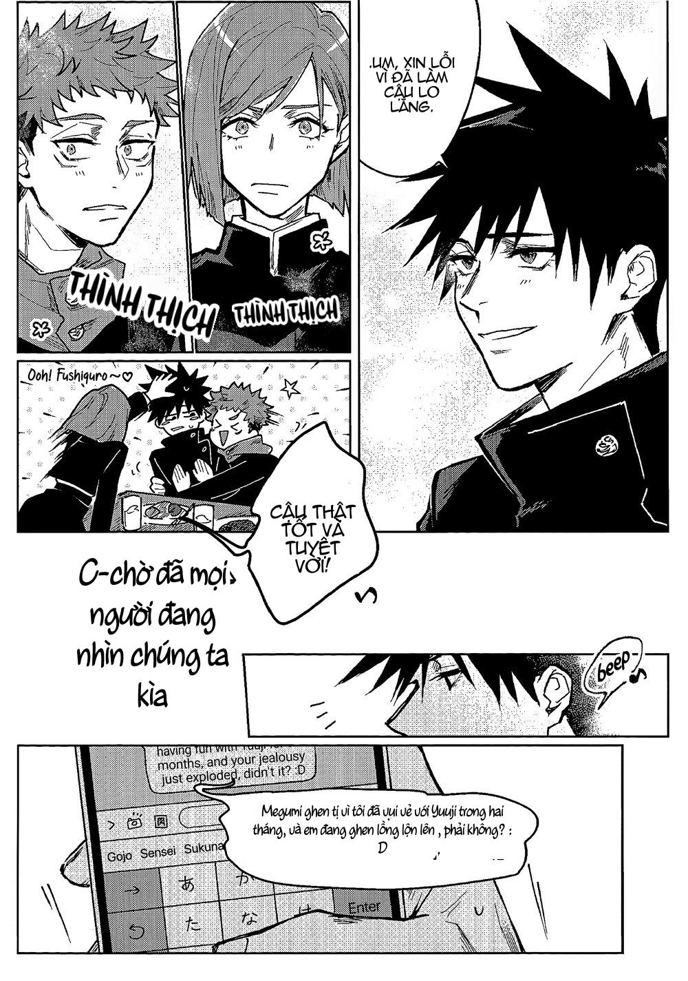 Doujinshi Tổng Hợp Chapter 33 Gojo x Megumi - Next Chapter 34 Yuuji x Choso