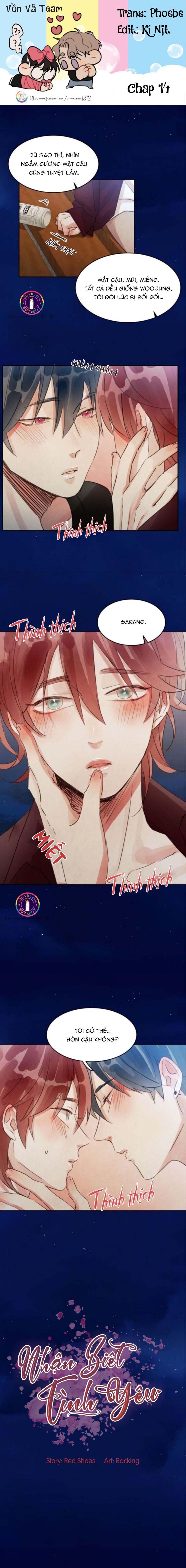 Nhận Biết Tình Yêu (END) Chapter 14 - Next Chapter 15