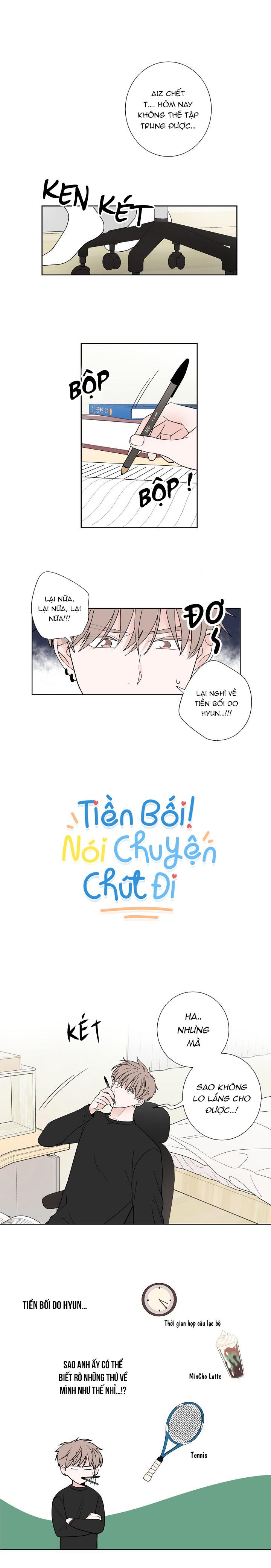 TIỀN BỐI! NÓI CHUYỆN CHÚT ĐI! Chapter 7 - Next Chapter 8