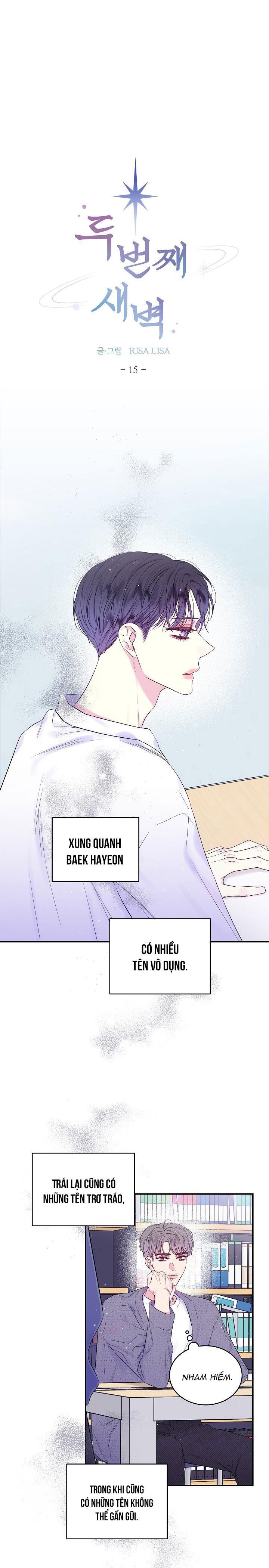 BÌNH MINH THỨ HAI Chapter 15 - Next Chapter 16