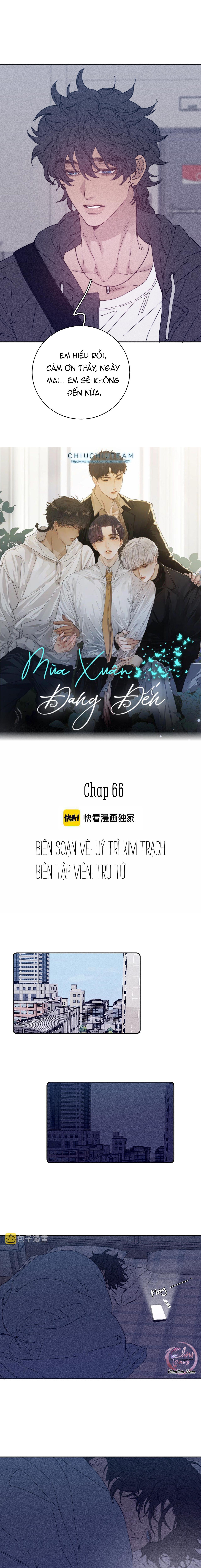 Mùa Xuân Đang Đến Chapter 66 - Next Chapter 67 KHÔNG CHE