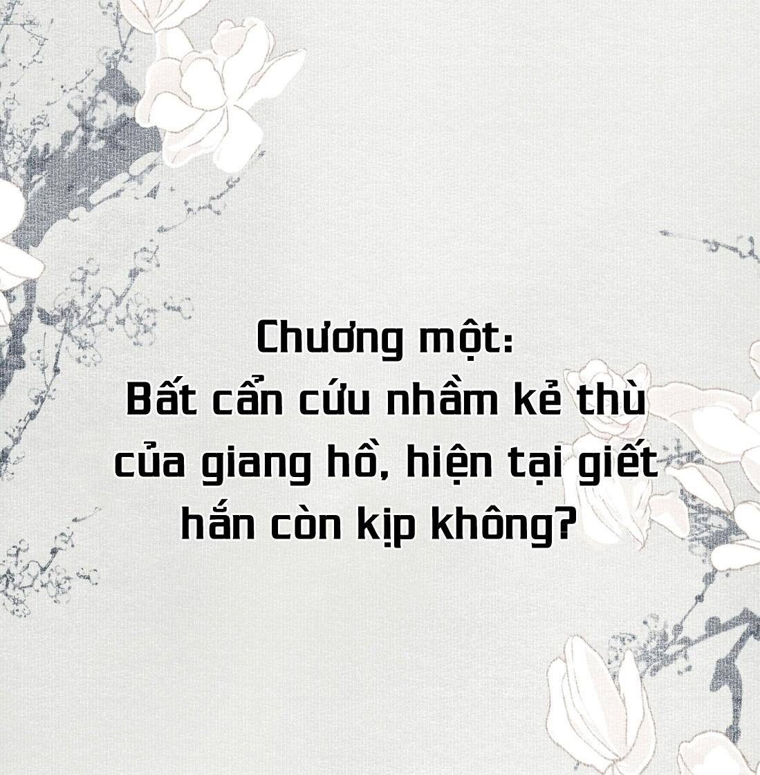 Bất cẩn cứu nhầm kẻ thù của võ lâm Chapter 1 - Next Chapter 2