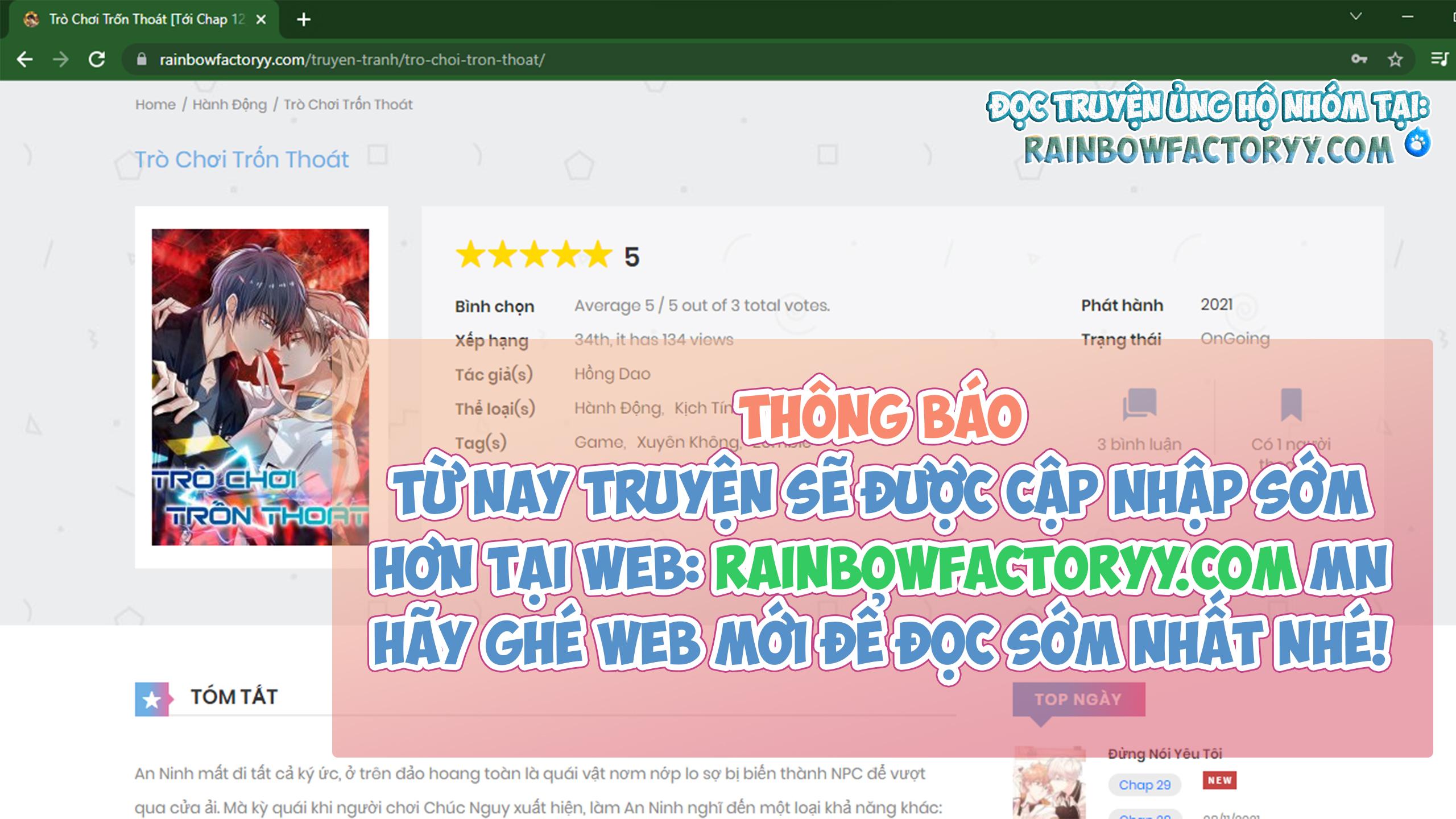 Trò Chơi Trốn Thoát Chapter 12 - Next Chapter 13